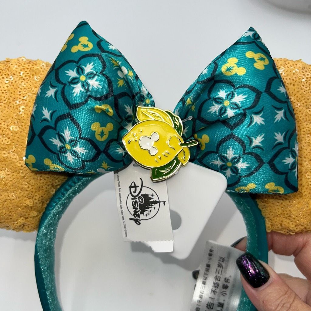Disney Disney “Salud!” Lemon and Sequin Epcot World Showcase Italy Minnie Ears Size ONE SIZE - 2 Thumbnail