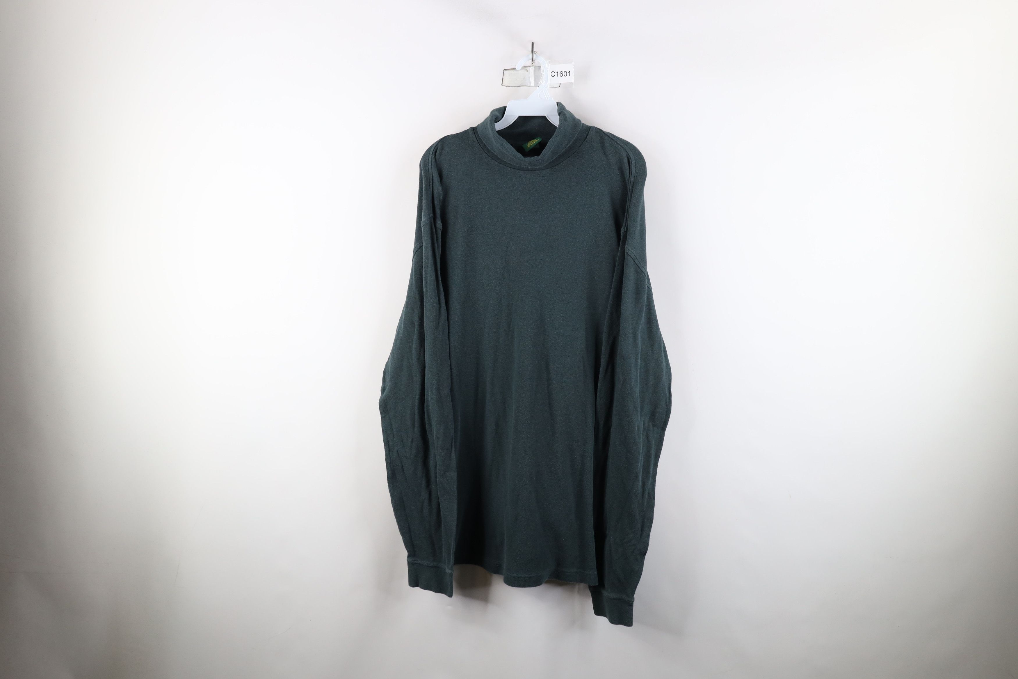 Cabelas × Vintage Vintage 90s Cabelas Long Sleeve Turtleneck T-Shirt Green Size US XL / EU 56 / 4 - 1 Thumbnail