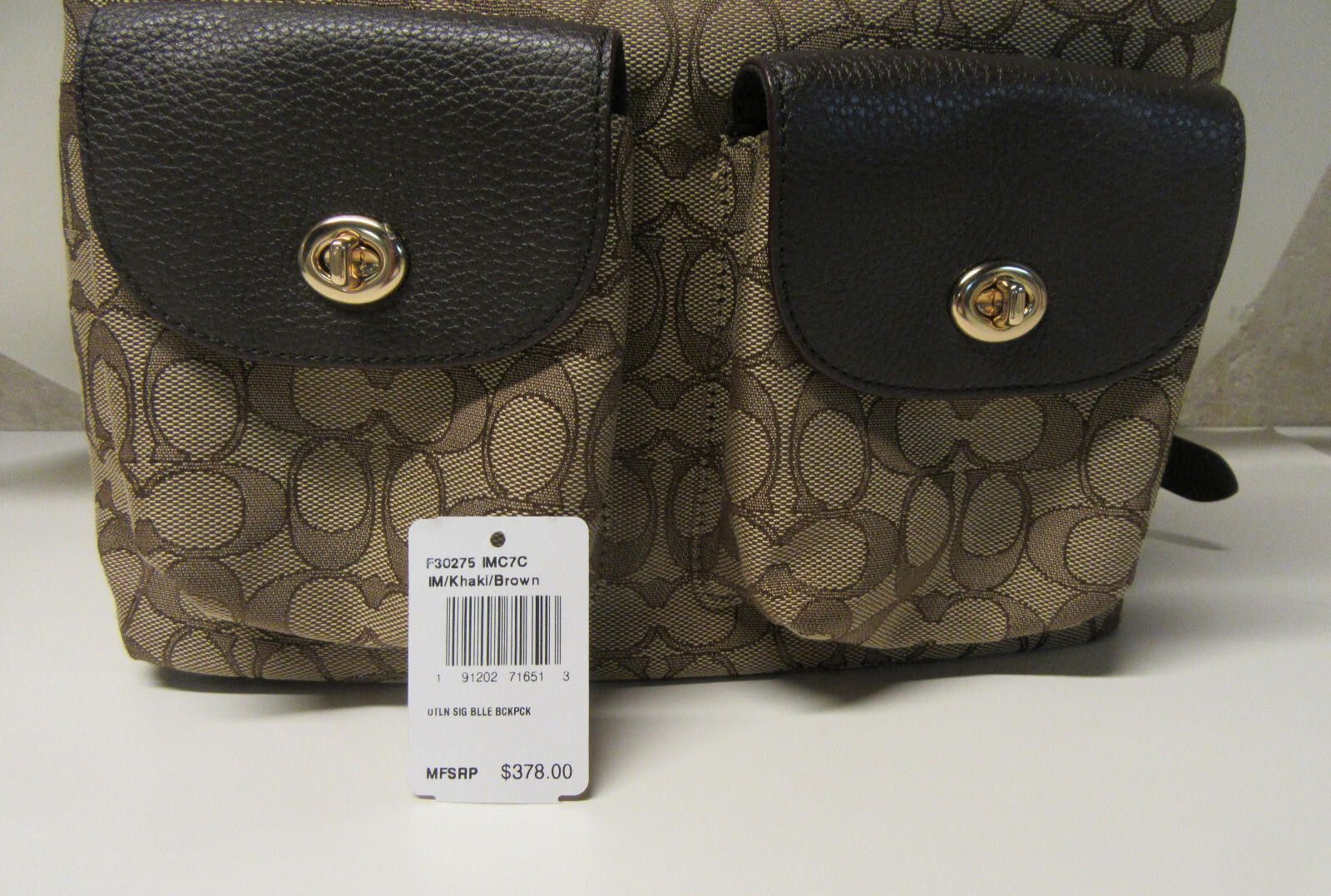 Coach Coach Outline Signature Billie Backpack F30275 NEW NWT Size ONE SIZE - 6 Thumbnail