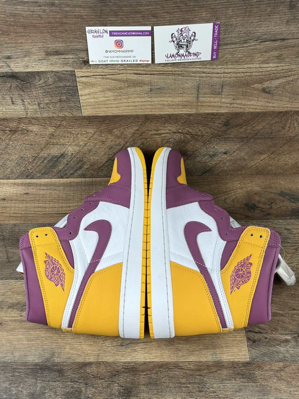 Jordan Brand Air Jordan 1 Retro High OG Brotherhood Size US 12 / EU 45 - 7 Thumbnail