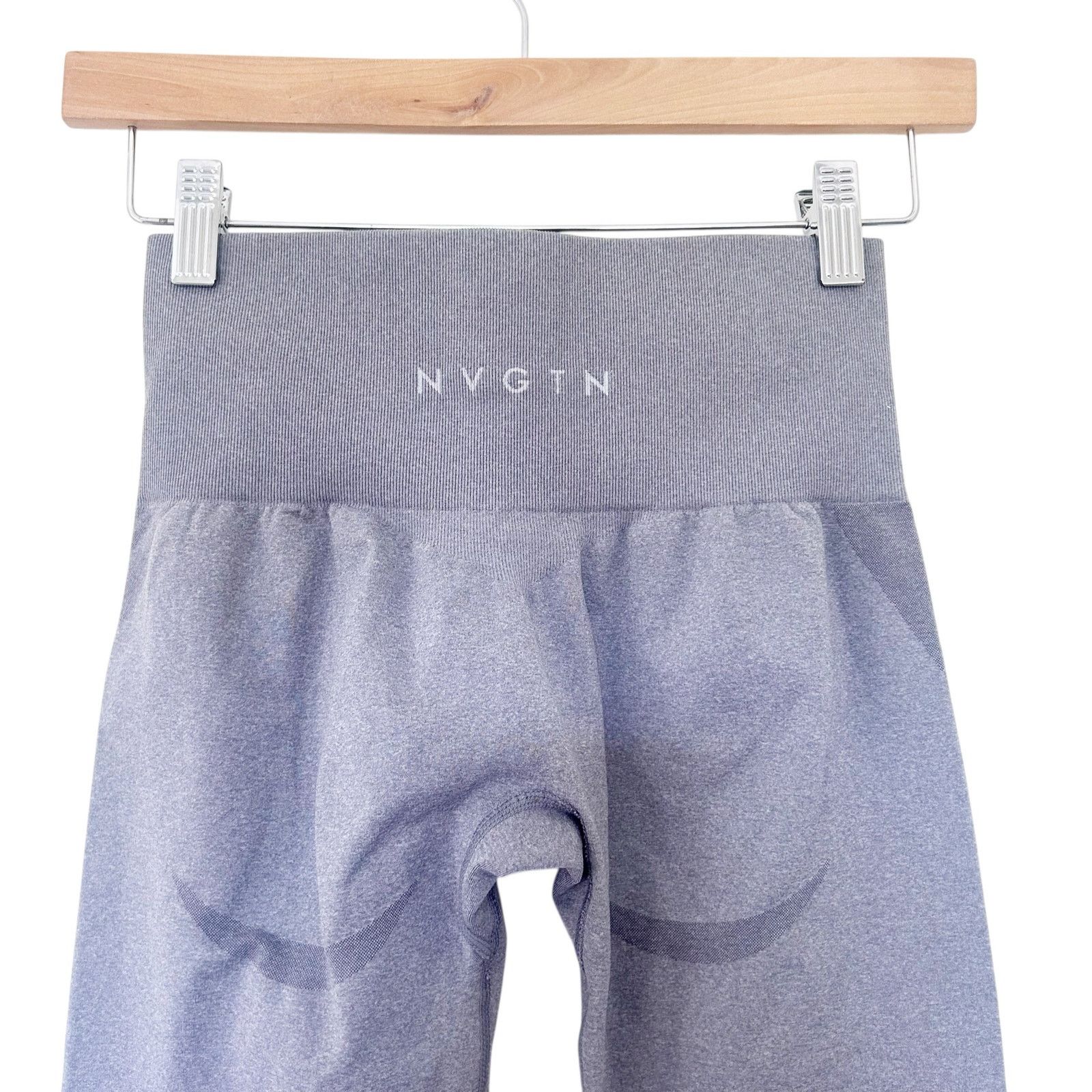 Other NVGTN Gray Seamless Leggings Sz S Size 27" / US 4 / IT 40 - 3 Thumbnail