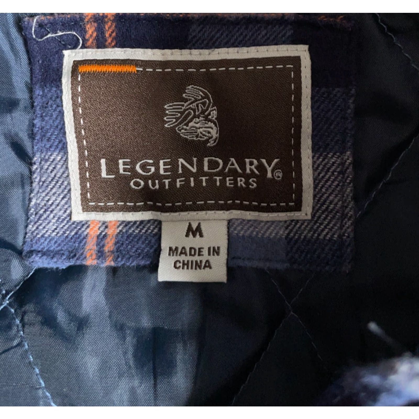 Vintage Legendary Whitetails Outfitters Flannel Shirt Jacket Hooded Men's Medium Blue Size US M / EU 48-50 / 2 - 3 Thumbnail