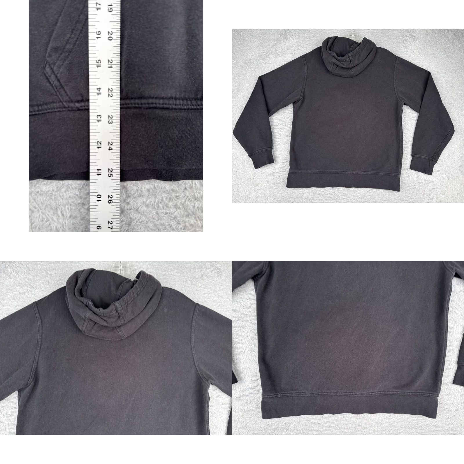 The North Face The North Face Mens Hoodie Shirt Black Small Sweatshirt Pullover Front Pocket Cotton Blend Lightweight Crew Neck Zip Front Pocket Regular Fit Size US S / EU 44-46 / 1 - 9 Thumbnail