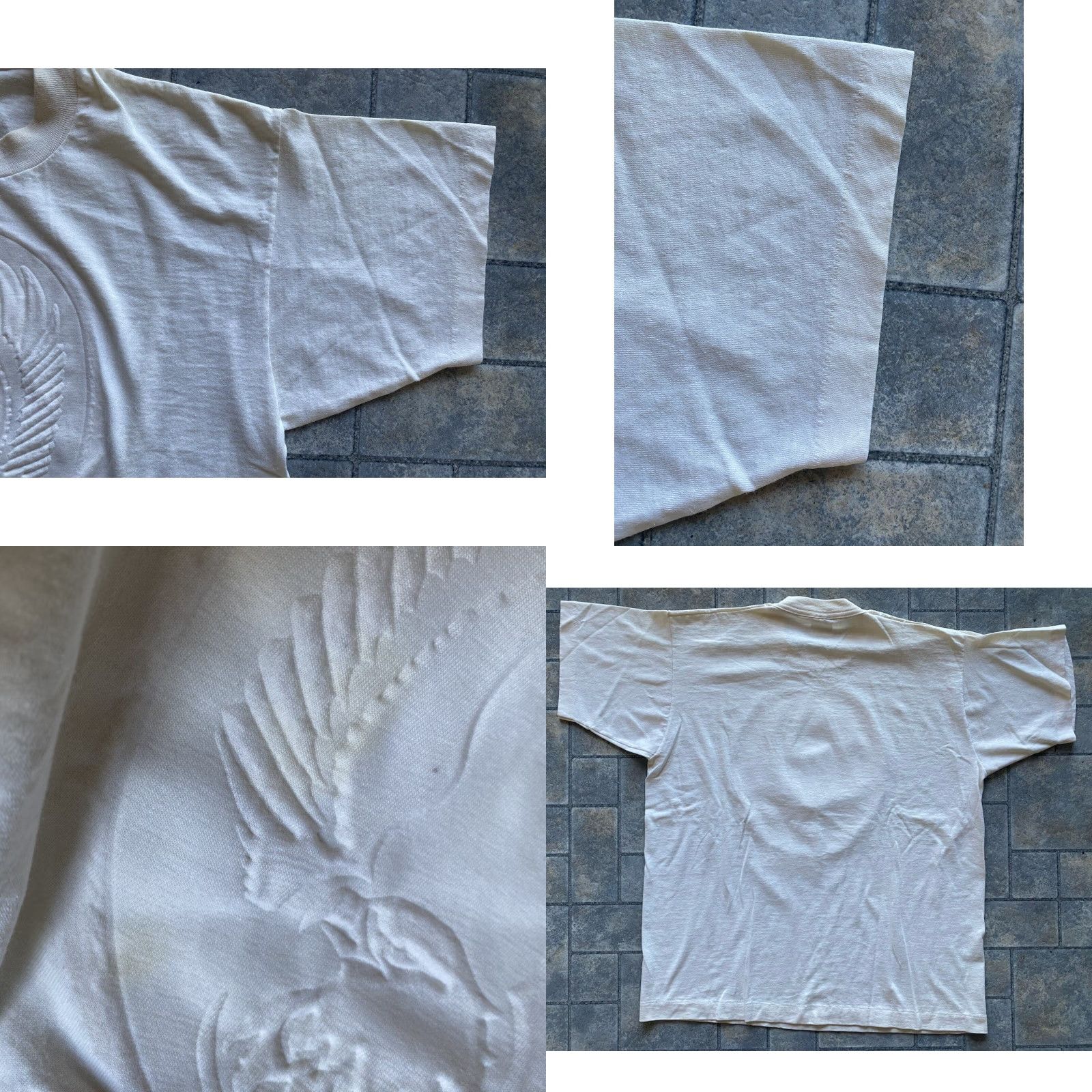Fruit Of The Loom VINTAGE Fruit of the Loom T-Shirt Men L White Sedona Eagle Best White Short Sleeve Shirt Adult Large Mens Size US L / EU 52-54 / 3 - 8 Thumbnail