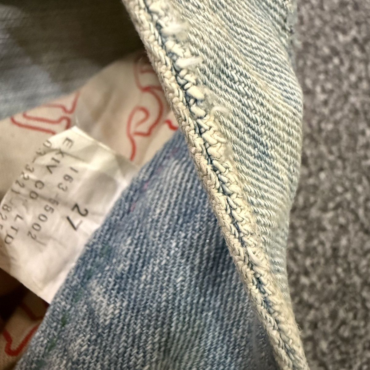 Miss Sixty 🔥🇯🇵 Japanese Flared Cocolulu Destroyed Distressed Denim Size 30" / US 8 / IT 44 - 19 Thumbnail