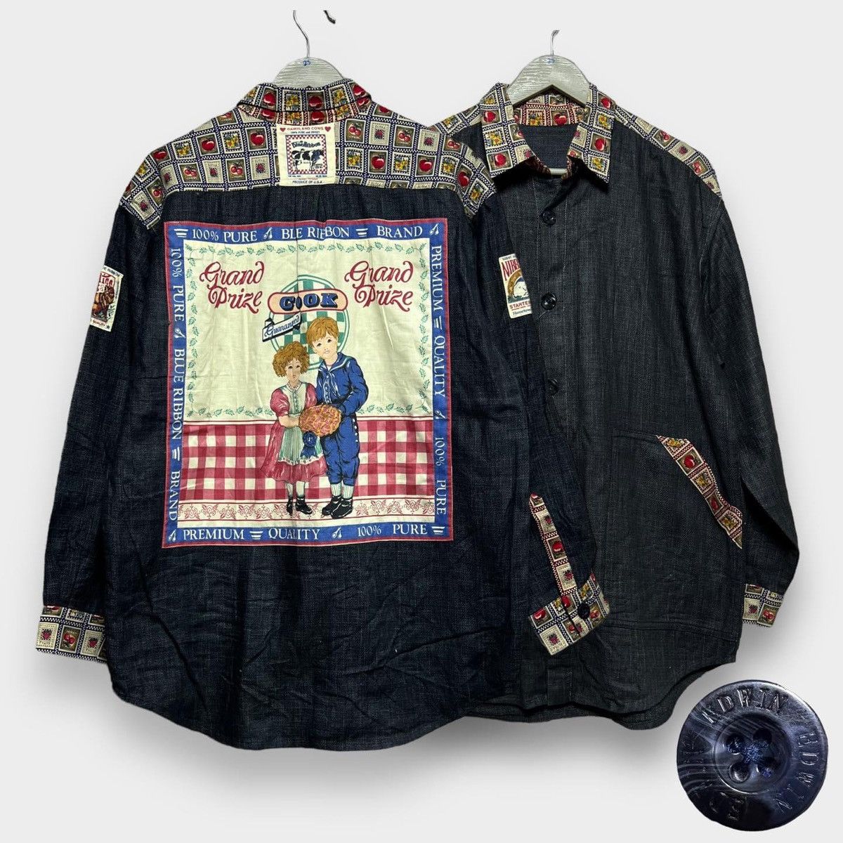 Edwin 💥VERY RARE💥Vintage 90’s EDWIN shirt custom Grailed