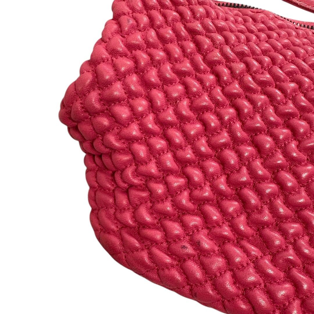 Bottega Veneta Bottega Veneta - Quilted Nappa Leather Red Accessory Pouch Size ONE SIZE - 11 Thumbnail