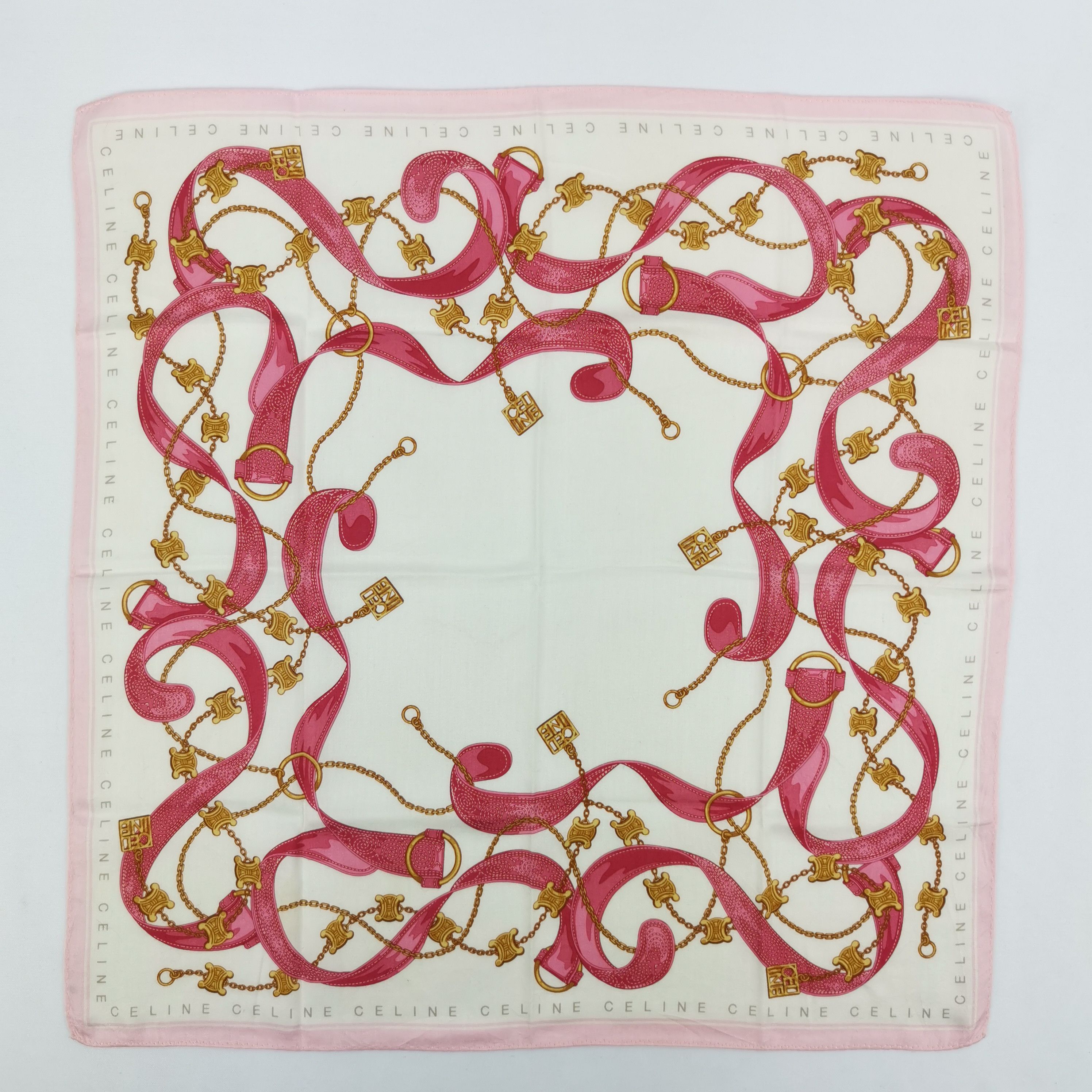 Celine Vintage Celine Handkerchief Bandana Pocket Square Size ONE SIZE - 2 Thumbnail