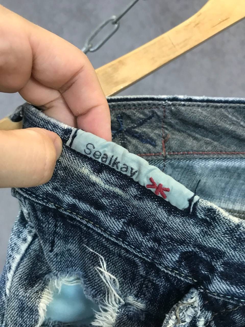 Vintage Seal Kay distressed vintage designer jeans Size US 28 / EU 44 - 7 Thumbnail
