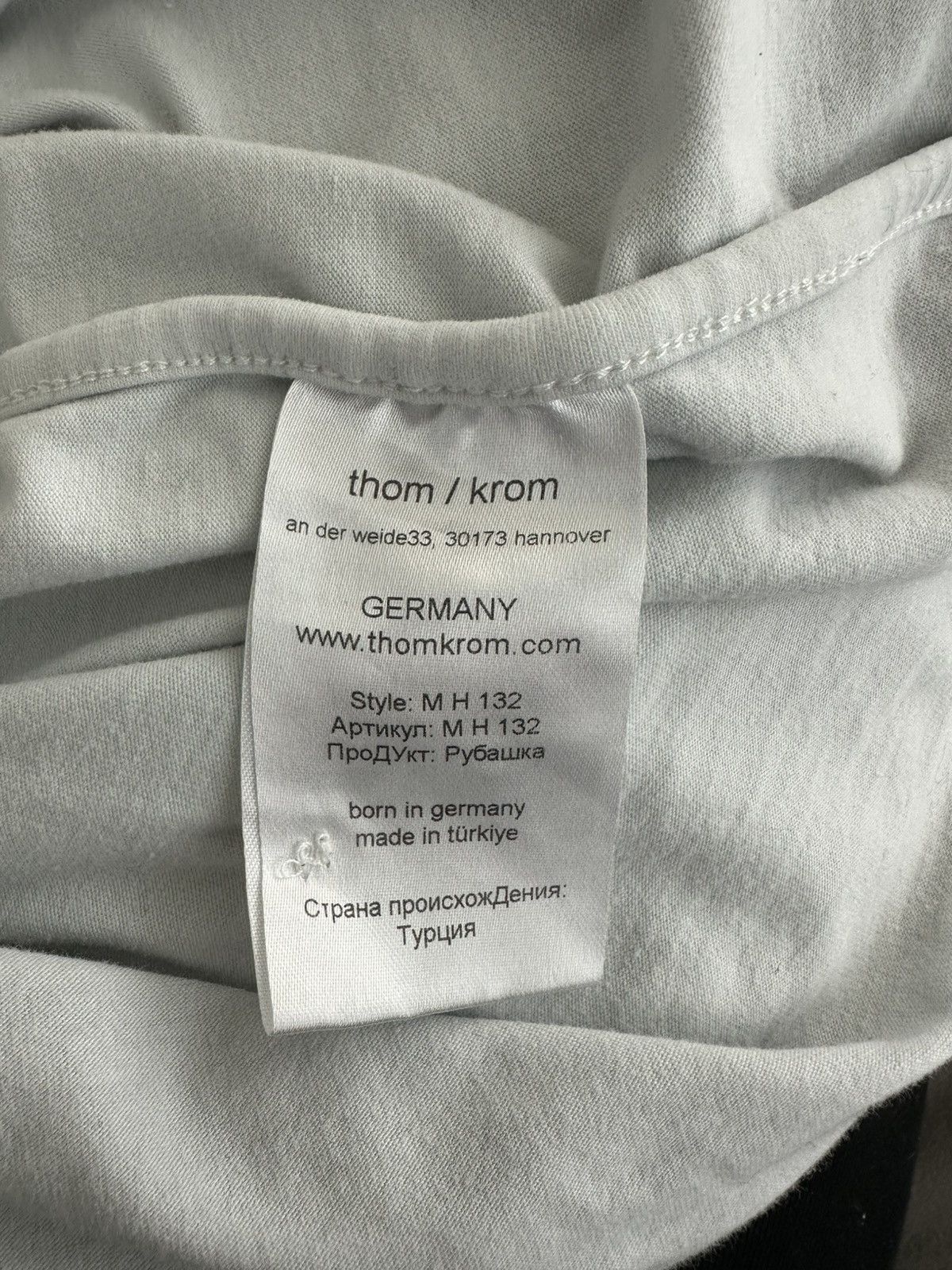 Thom Krom Thom Krom White long sleeve button up shirt // XL Size US XL / EU 56 / 4 - 6 Thumbnail