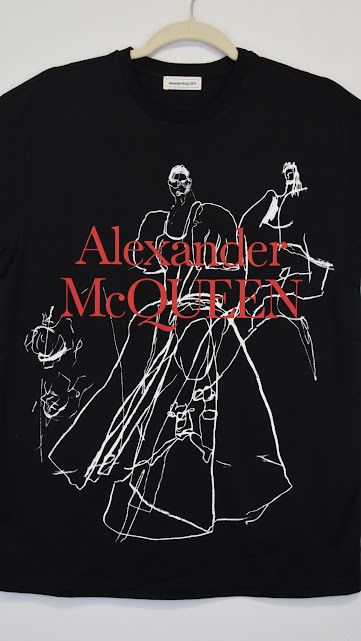 Alexander McQueen o1rshd1 ***Defective / T-Shirt in Black Size US S / EU 44-46 / 1 - 6 Thumbnail