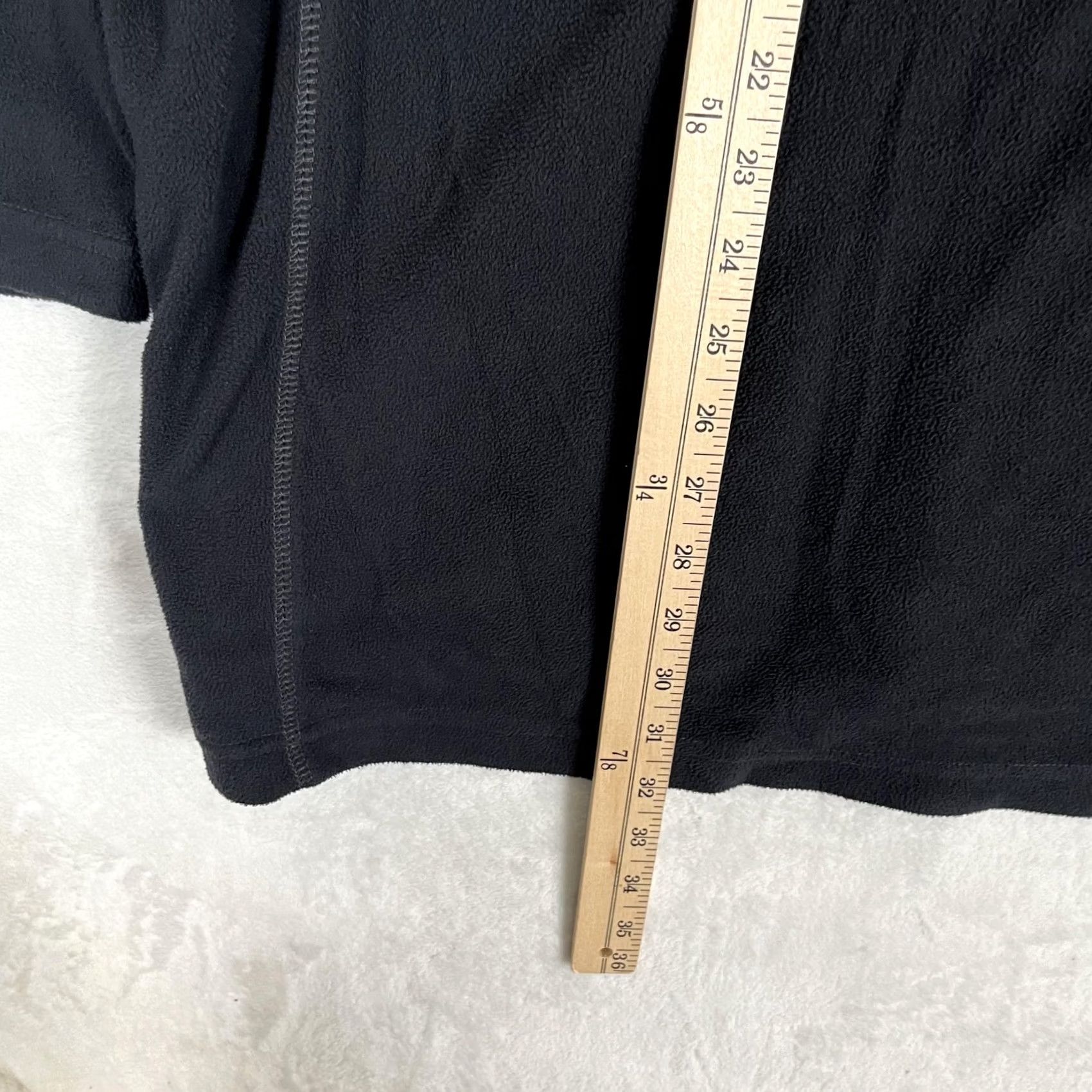 Vintage Columbia Fleece Pullover Mens Big 5X Black 1/4 Zip Long Sleeve Hiking Sweatshirt Size US XXL / EU 58 / 5 - 3 Thumbnail