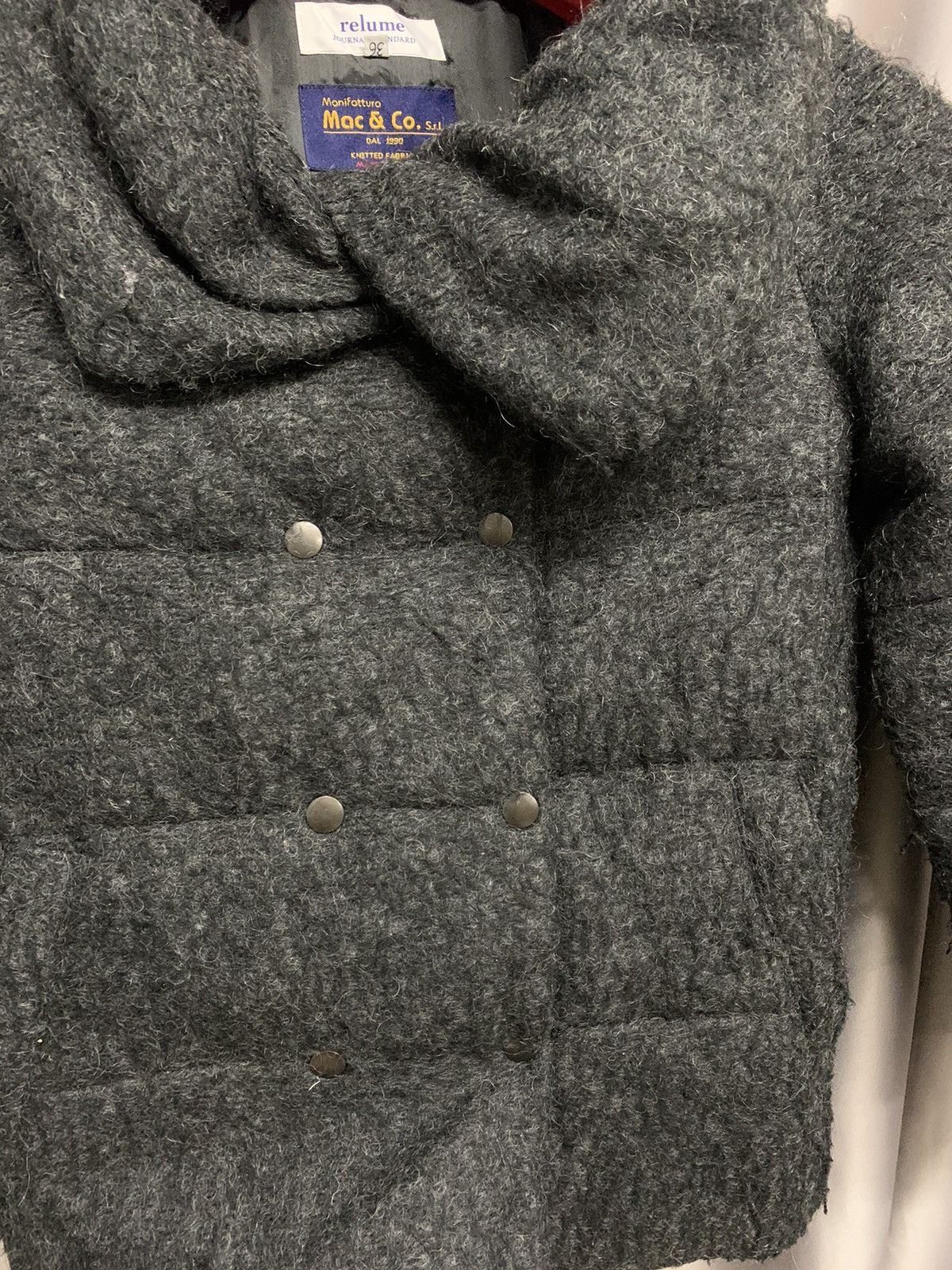 Journal Standard RARE JOURNAL STANDARD KNIT FABRIC PUFFER JACKET Size US S / EU 44-46 / 1 - 3 Thumbnail