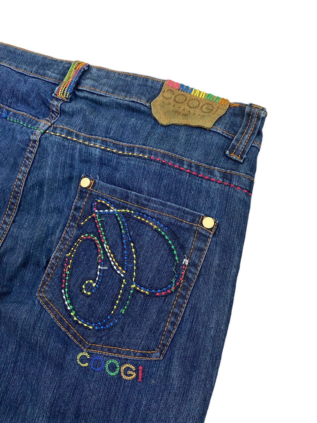 Coogi Vintage Coogi Blue Multicolour Denim Jeans Size US 35 - 15 Thumbnail