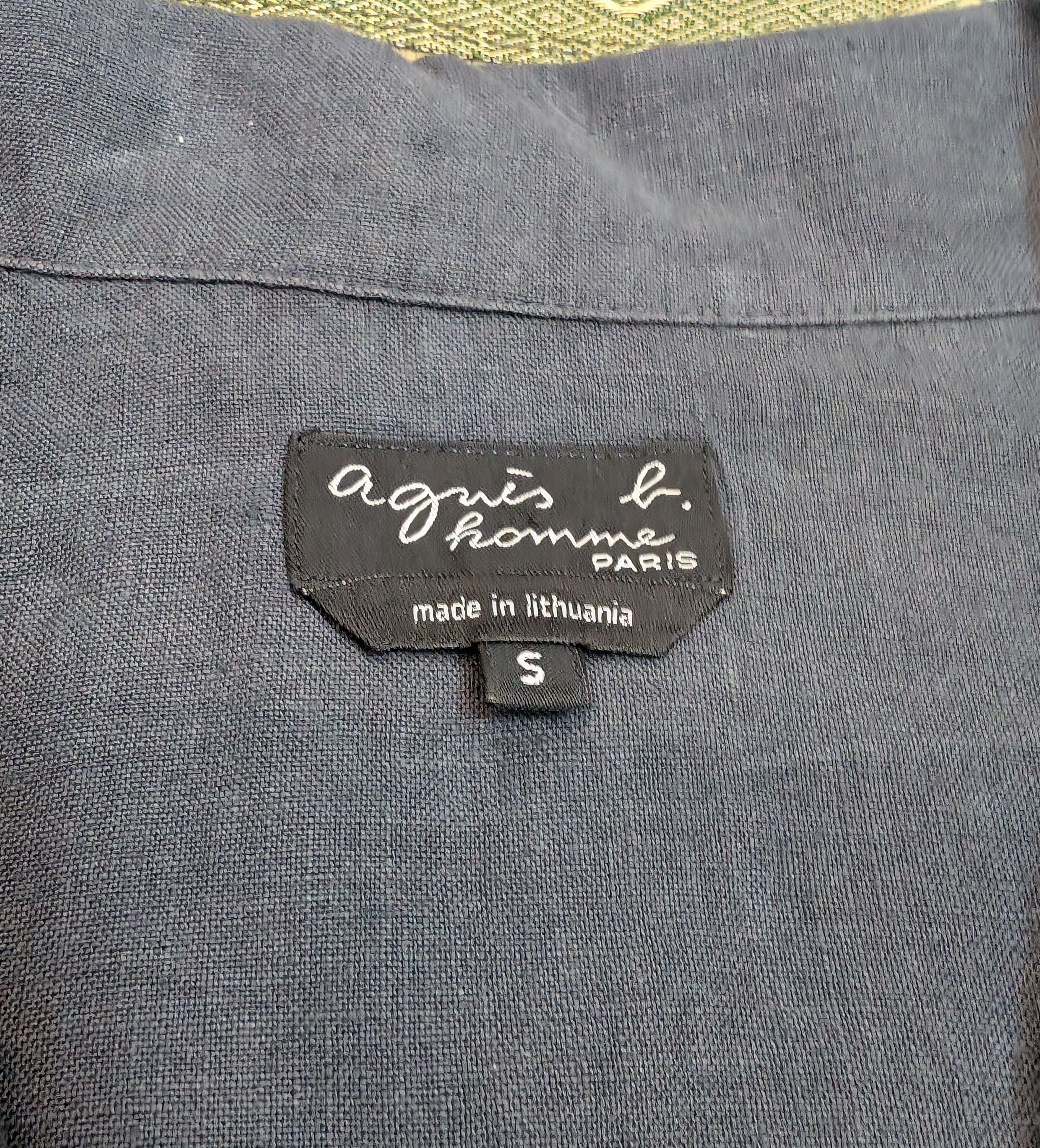 agnes b. Agnes B. 100% Linen Magnum Shirt Made in Lithuania Size US S / EU 44-46 / 1 - 3 Thumbnail
