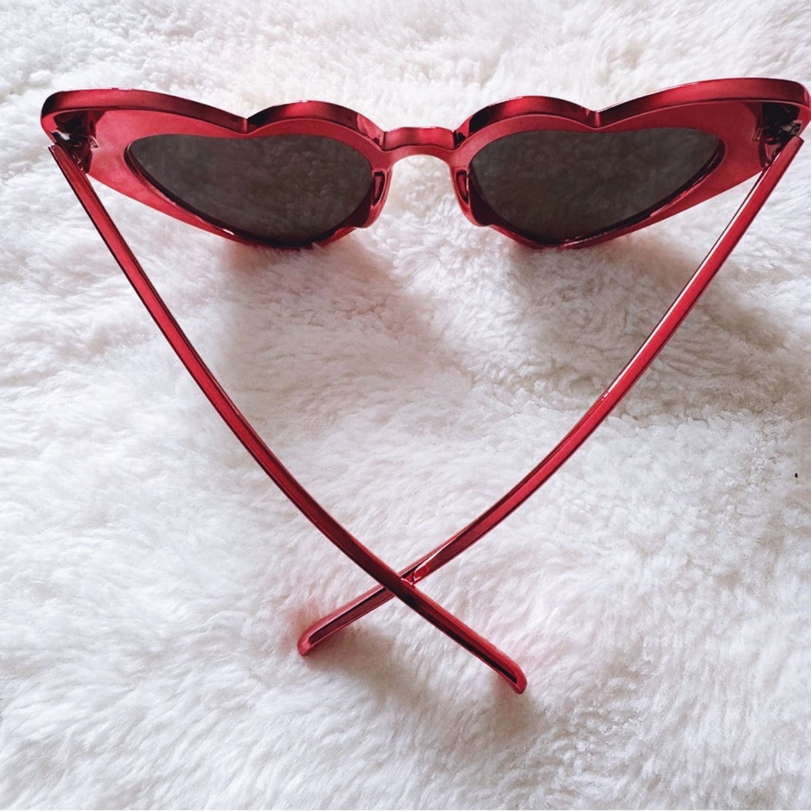 Other Addison Red Heart-Shaped Sunglasses Size ONE SIZE - 11 Thumbnail