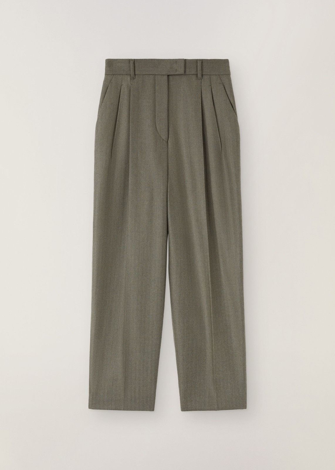 image of Loro Piana O1Loc1C0124 Casual Pant In Gray in Grey, Women's (Size 32)