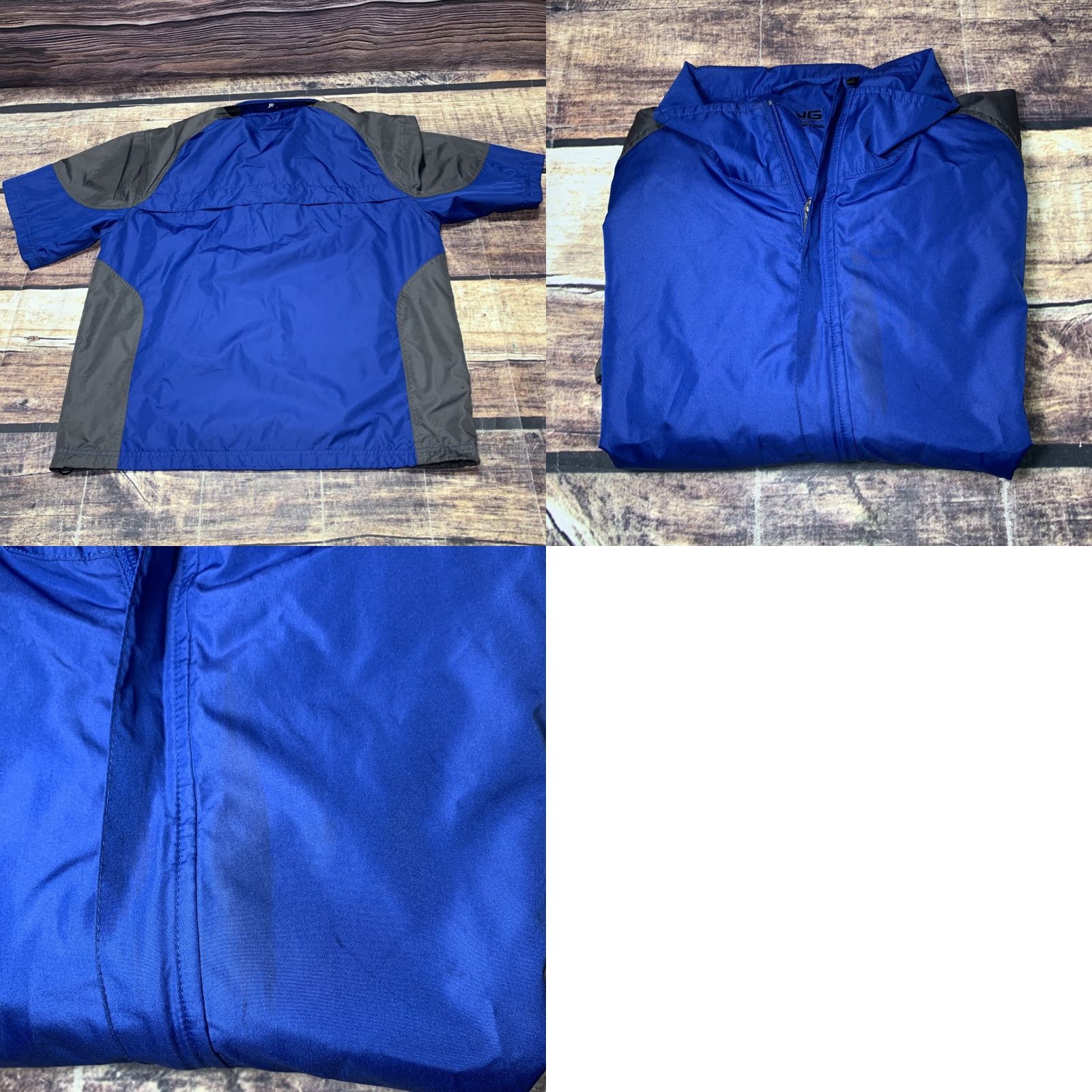 Vintage PING Performance Men 1/2 Zip Pullover Short Sleeve Jacket Golfing Blue Gray M Weather Windbreaker Sports Mens Size US M / EU 48-50 / 2 - 8 Thumbnail