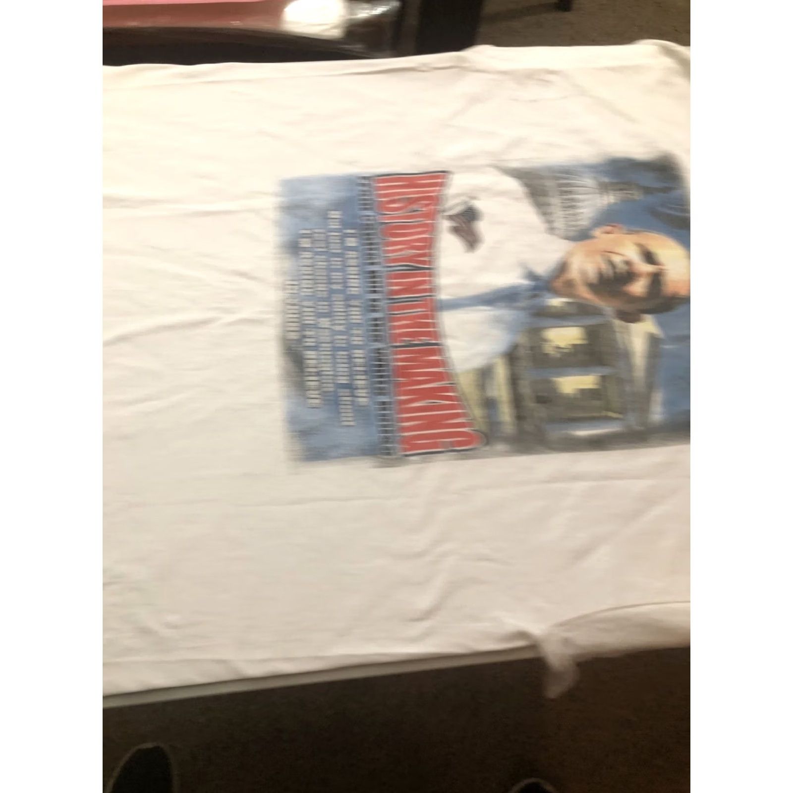 Doublet Barack Obama History In The Making DNC Election T Shirt Double Sided XL White Cotton Graphic Print Mens T-Shirt Size US XL / EU 56 / 4 - 3 Thumbnail