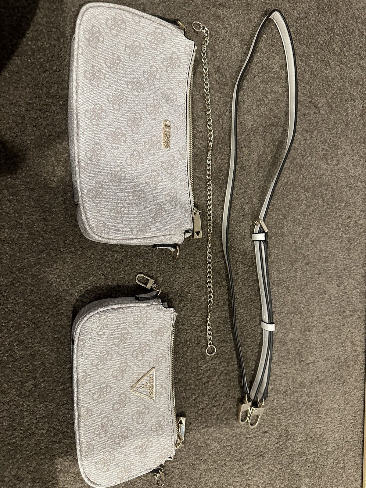 Guess Guess Beige handbag Size ONE SIZE - 3 Thumbnail