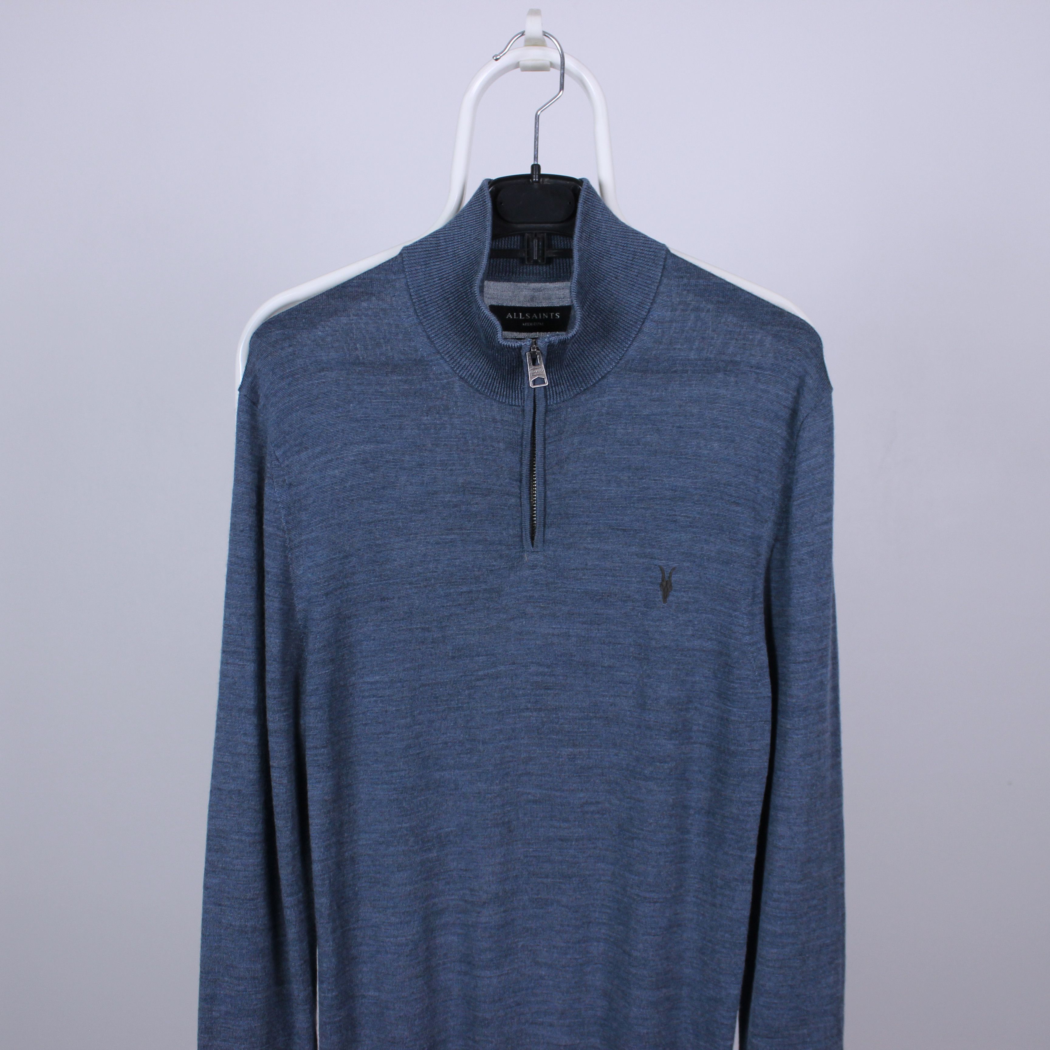 Allsaints Allsaints sweater men wool merino rare zip S M Size US M / EU 48-50 / 2 - 1 Thumbnail