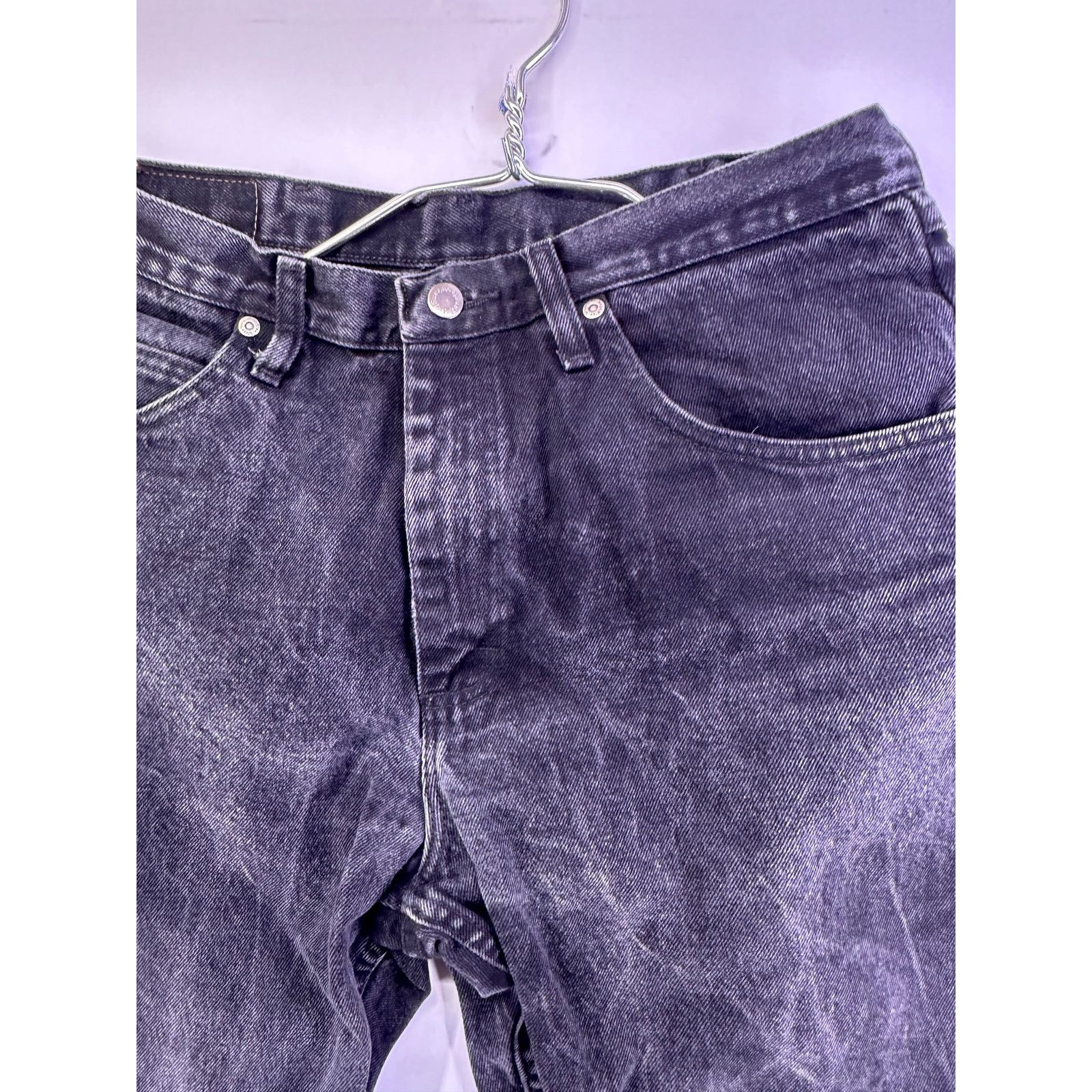 Wrangler Vintage Wrangler Black Smoked Relaxed Jeans Size 34/32 Size US 34 / EU 50 - 6 Thumbnail