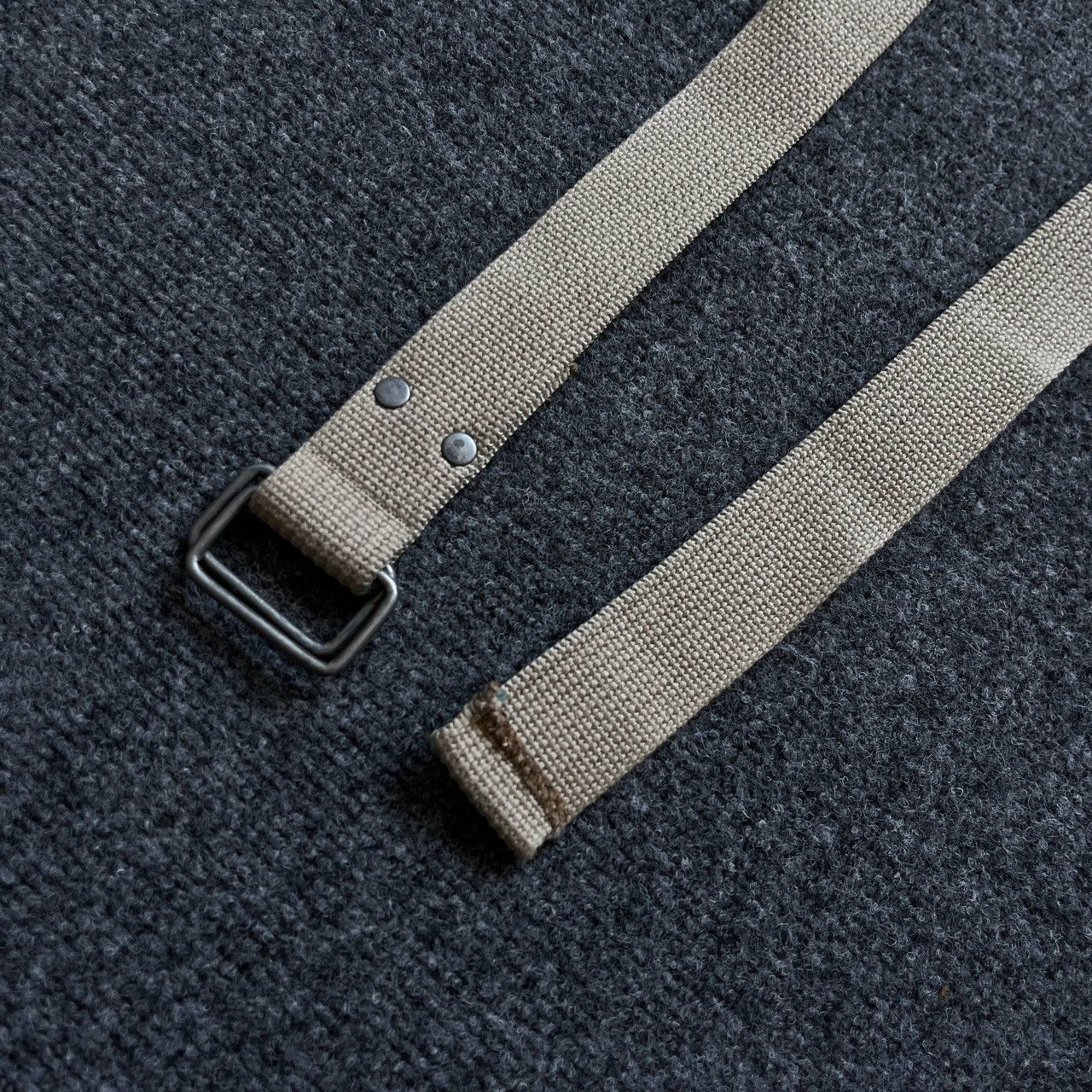POST ARCHIVE FACTION (PAF) VTG Japanese Style Knit Belt 105 cm Beige Y2K 00s USA Size ONE SIZE - 4 Thumbnail