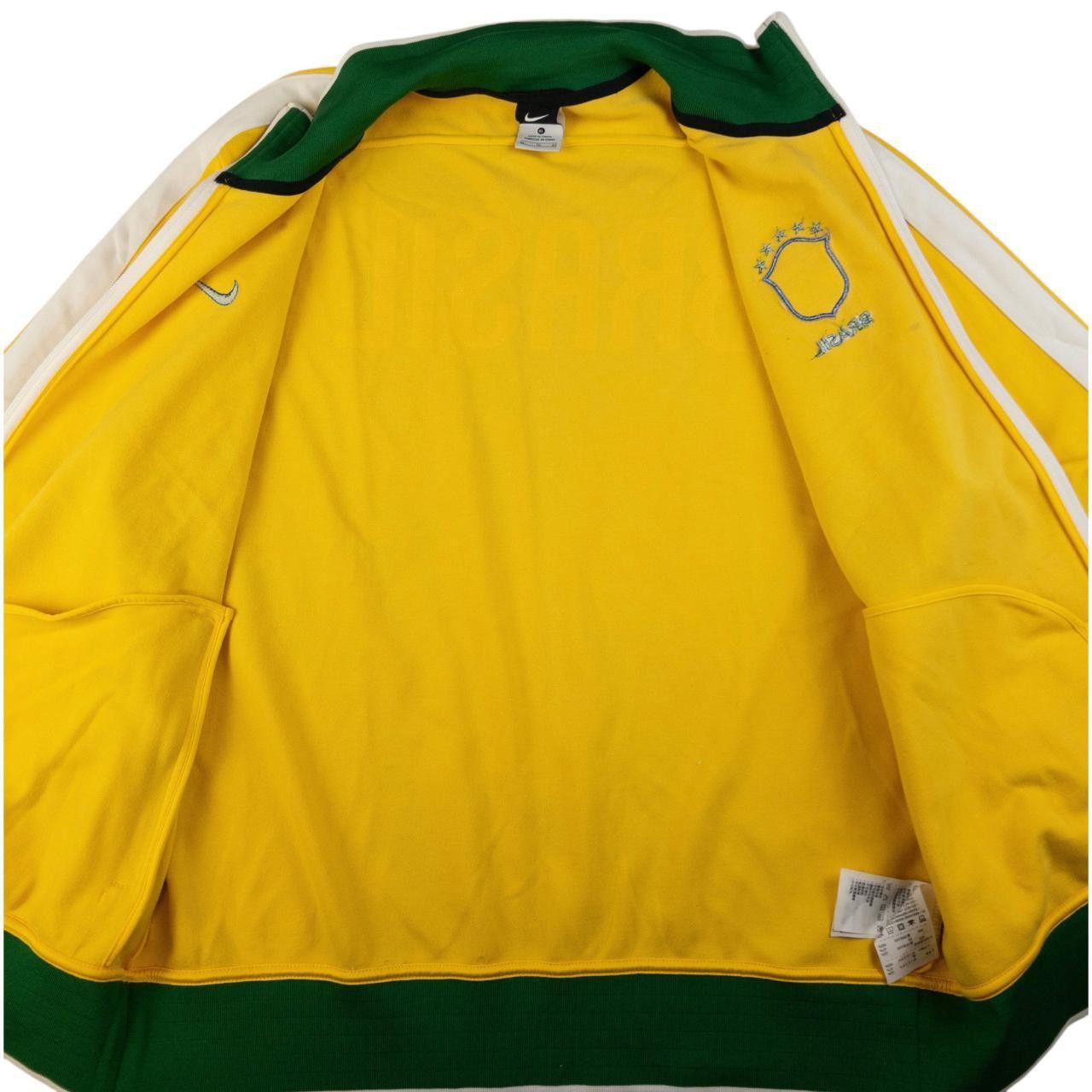 Nike Vintage Nike Brazil CBF Zip Up Jacket Size XL Size US XL / EU 56 / 4 - 6 Thumbnail