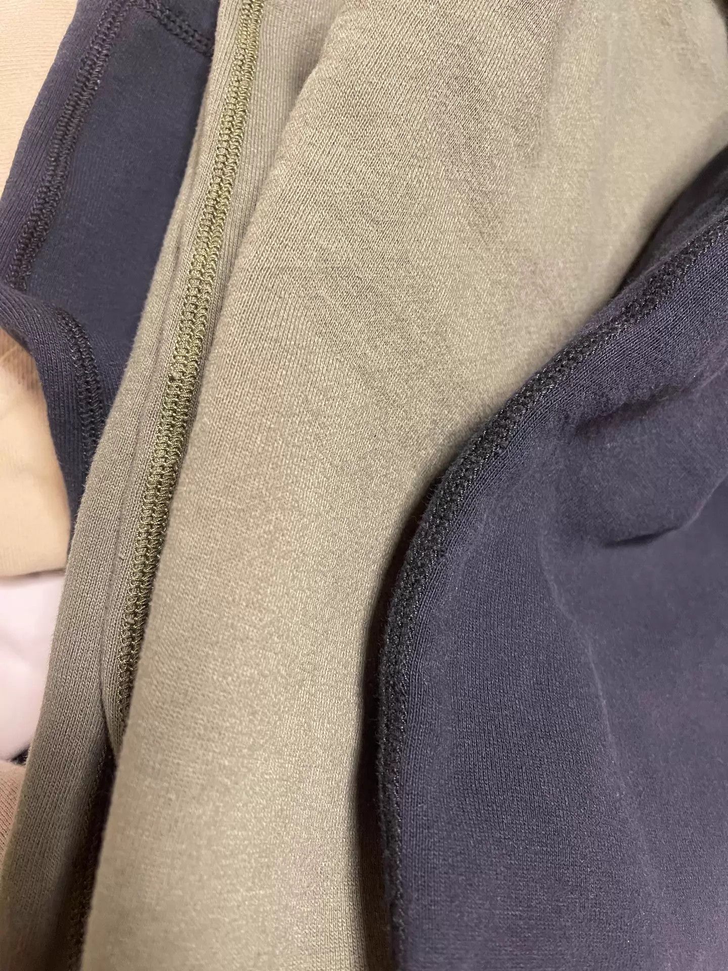 A.PRESSE APRESSE Vintage Drawstring Sweatpants Olive/Black 26SS Size US 36 / EU 52 - 7 Thumbnail