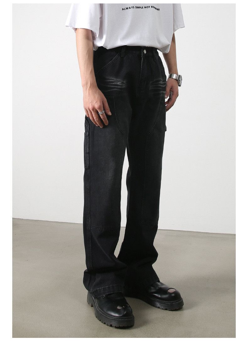 Japanese Brand × Vintage American retro stitching casual flared loose jeans Size US 32 / EU 48 - 3 Thumbnail