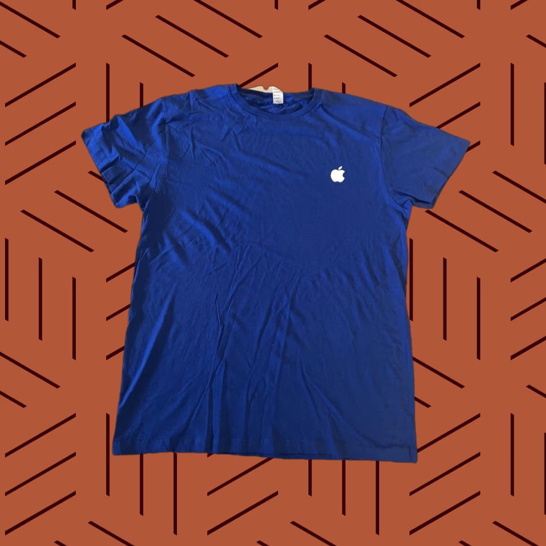 Apple VINTAGE Apple Mac Store S/S Shirt Medium Blue Genius Bar Employee Issued Official New Size US M / EU 48-50 / 2 - 1 Thumbnail