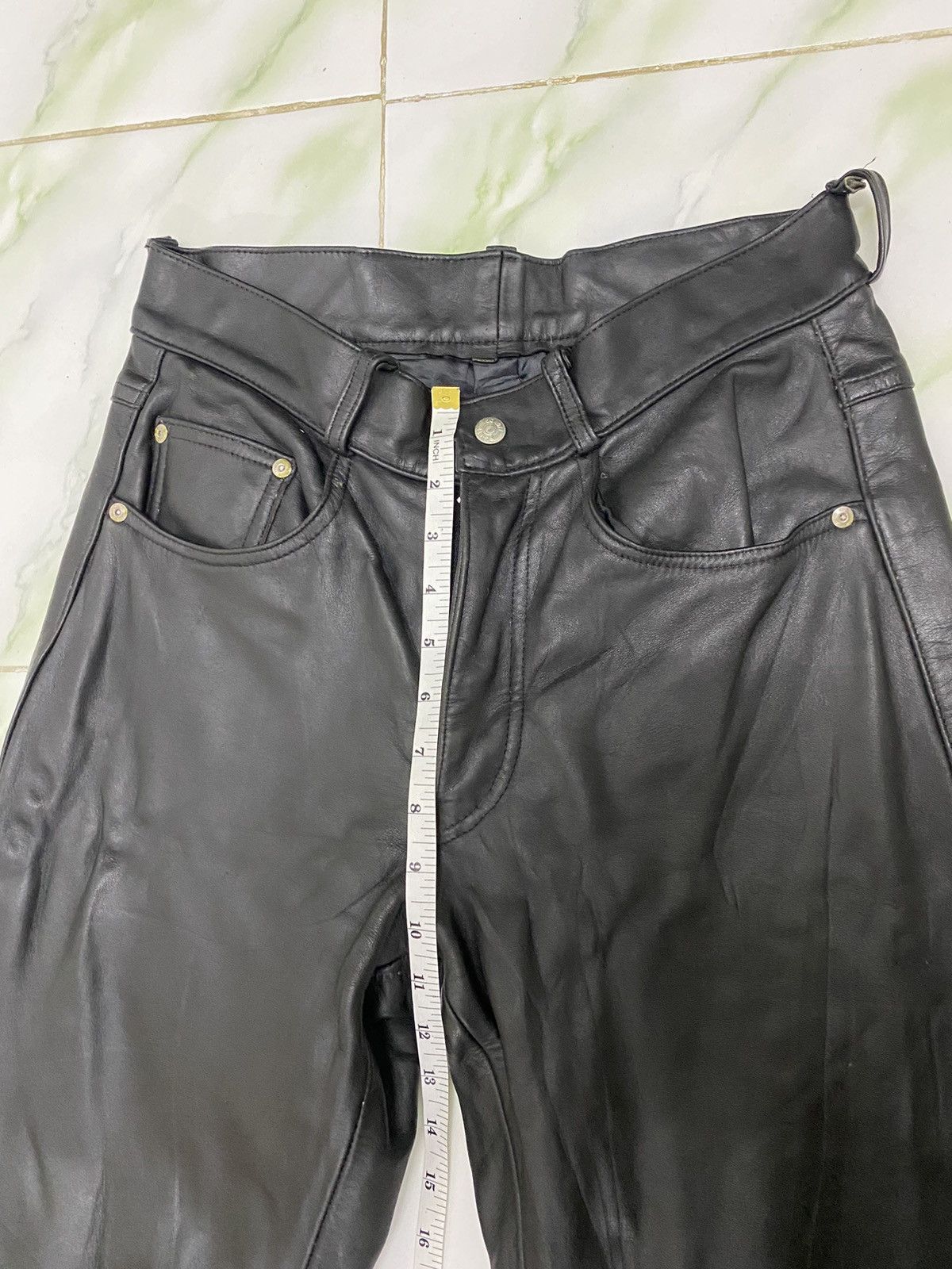 Schott Schott Leather Pants Size US 30 / EU 46 - 18 Thumbnail