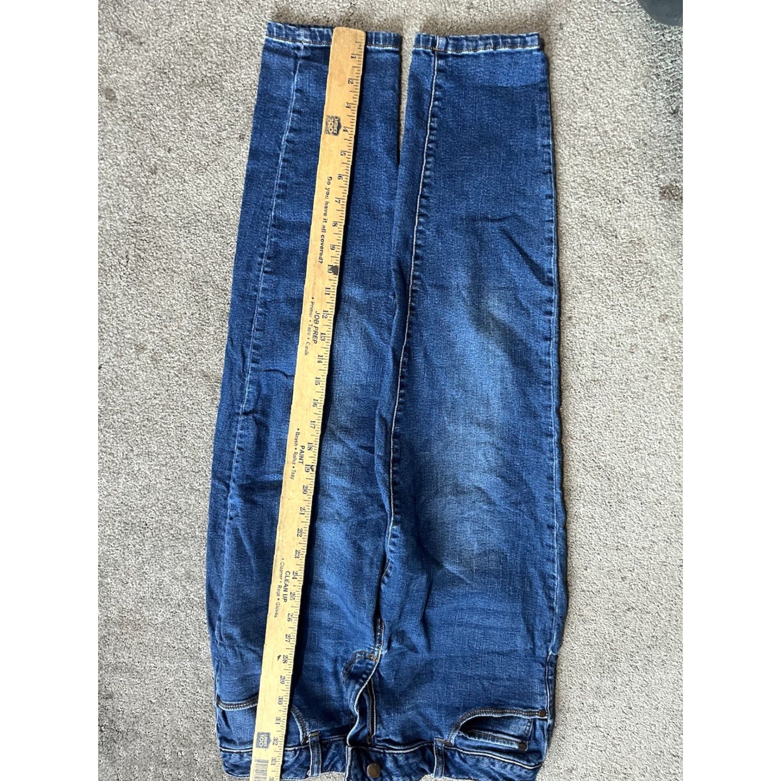Vintage Tahari Jeans Skinny Kelly Classic Size 12/31 Dark Wash Denim Women’s Size 34" / US 12 / IT 48 - 6 Thumbnail