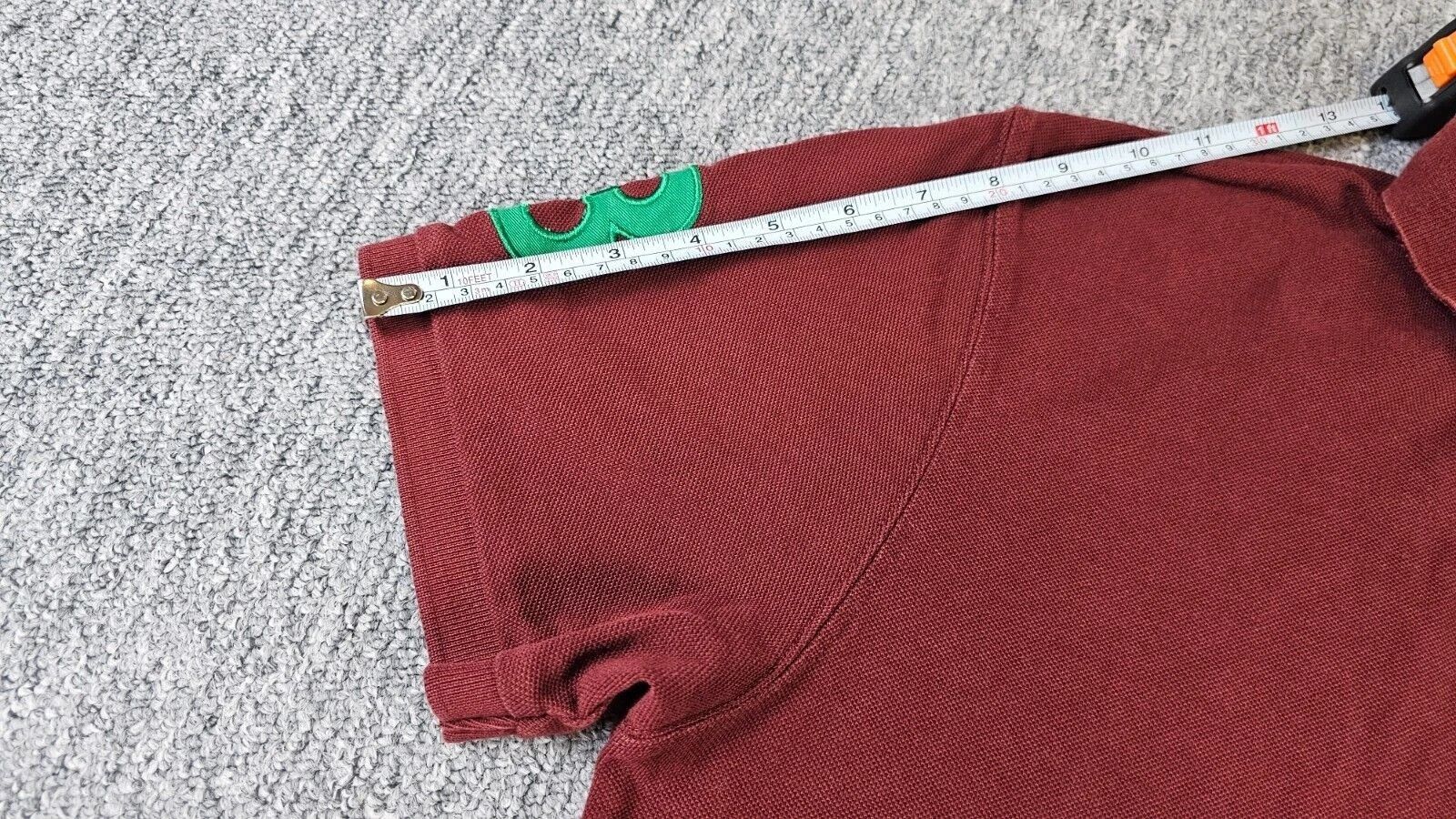 Hackett Hackett London Polo Shirt Bordeaux Number Logo Cotton Men L Size US L / EU 52-54 / 3 - 9 Thumbnail