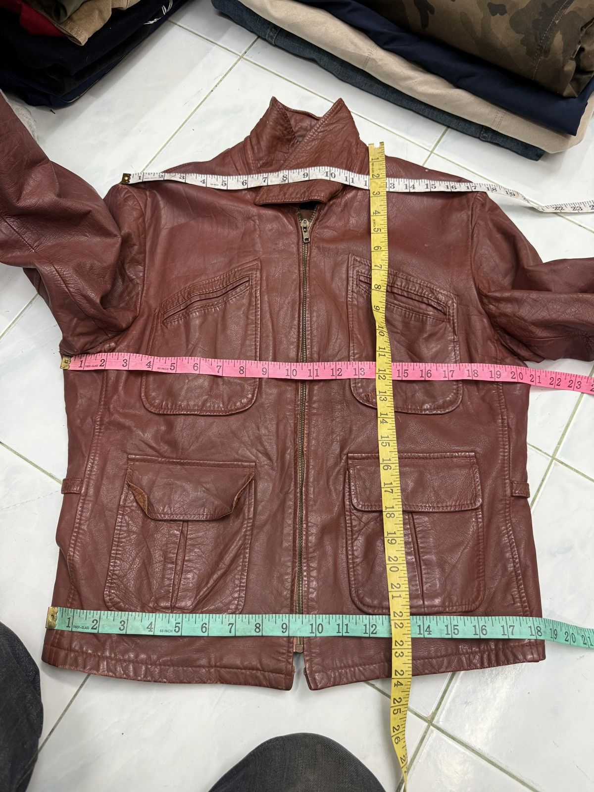 Sears 🔥🔥🔥ARCHIVE VINTAGE SEARS LEATHER JACKET Size US S / EU 44-46 / 1 - 20 Thumbnail