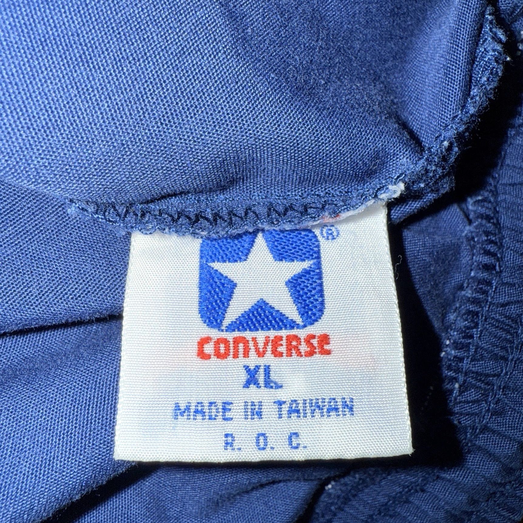 Converse VINTAGE Converse Athletic Shorts Men XL Dark Blue Drawstring Activewear Size US 36 / EU 52 - 4 Thumbnail