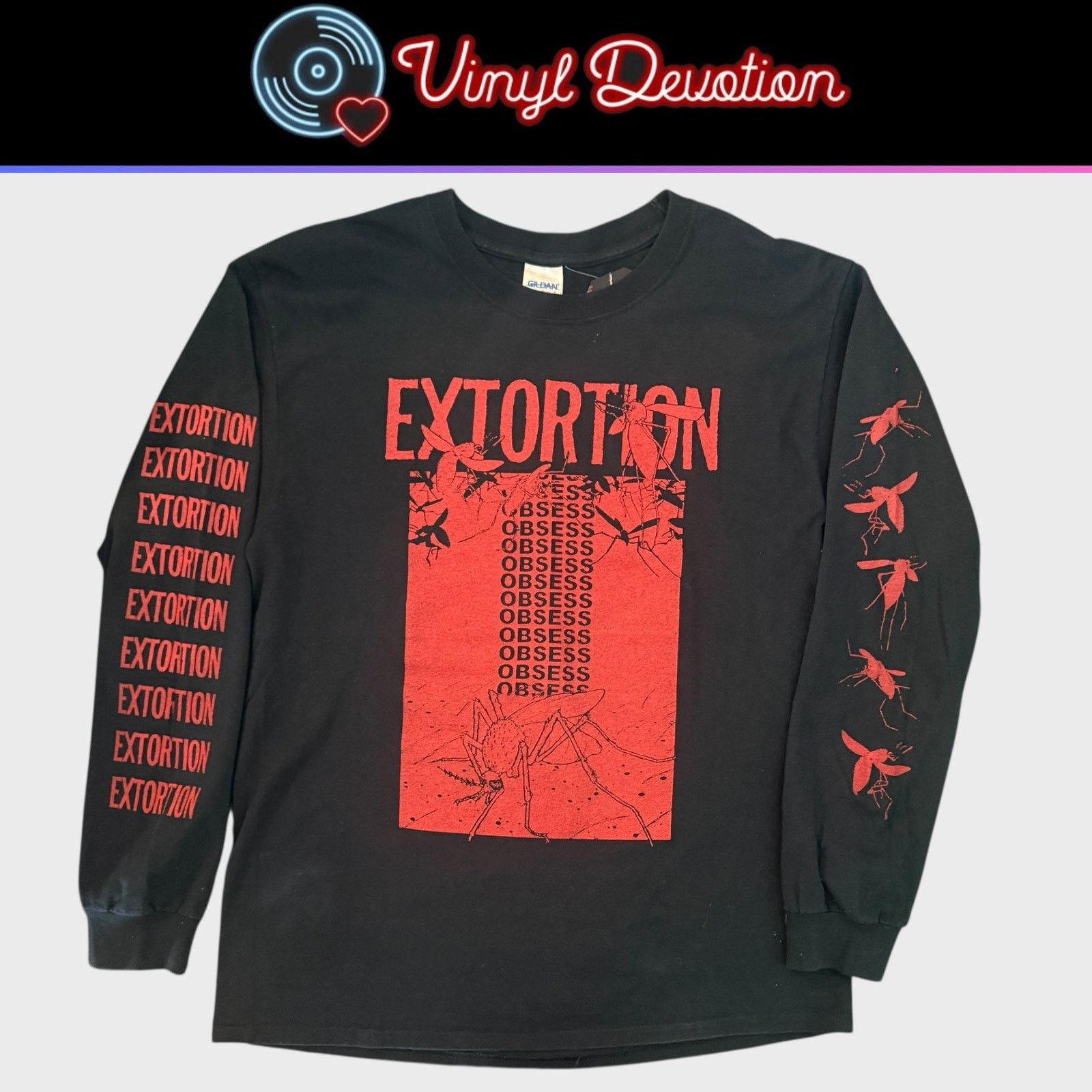 Other Extortion Band Obsess Long Sleeve T-Shirt Size L Size US L / EU 52-54 / 3 - 1 Thumbnail