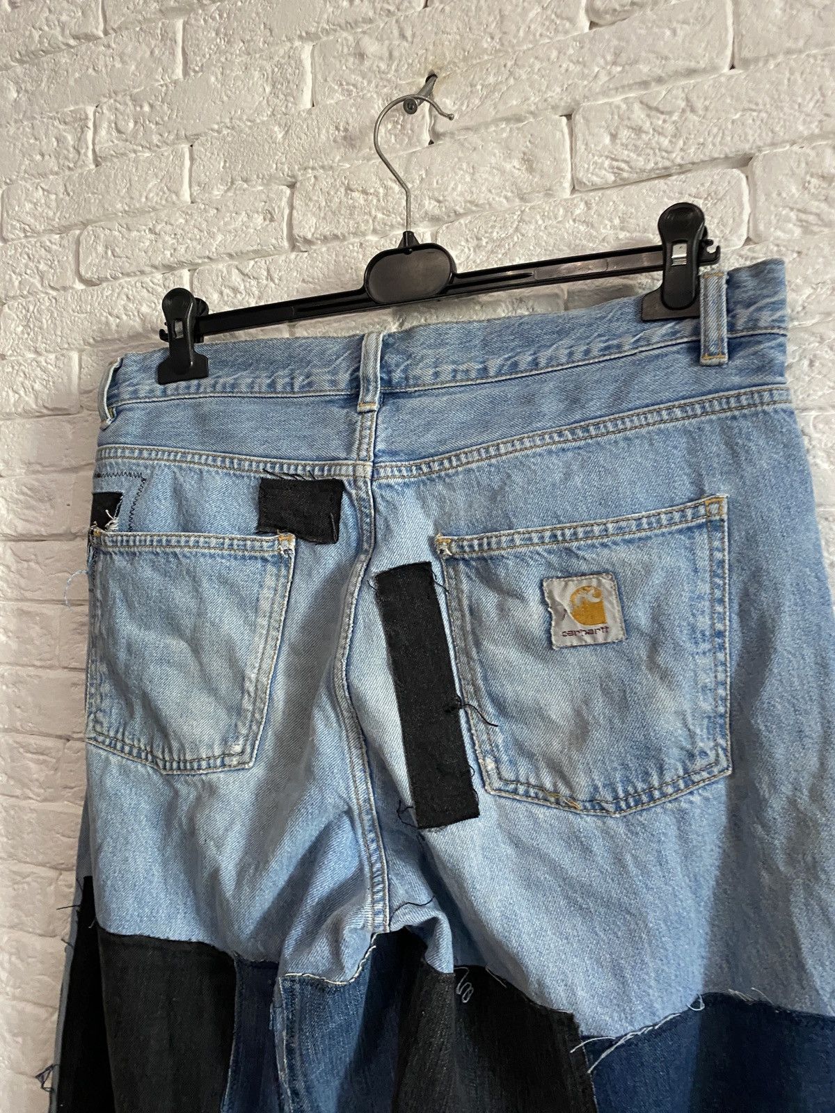 Carhartt Carhartt Reworked Custom Rap Jeans Distressed Denim Pants Size US 31 - 6 Thumbnail