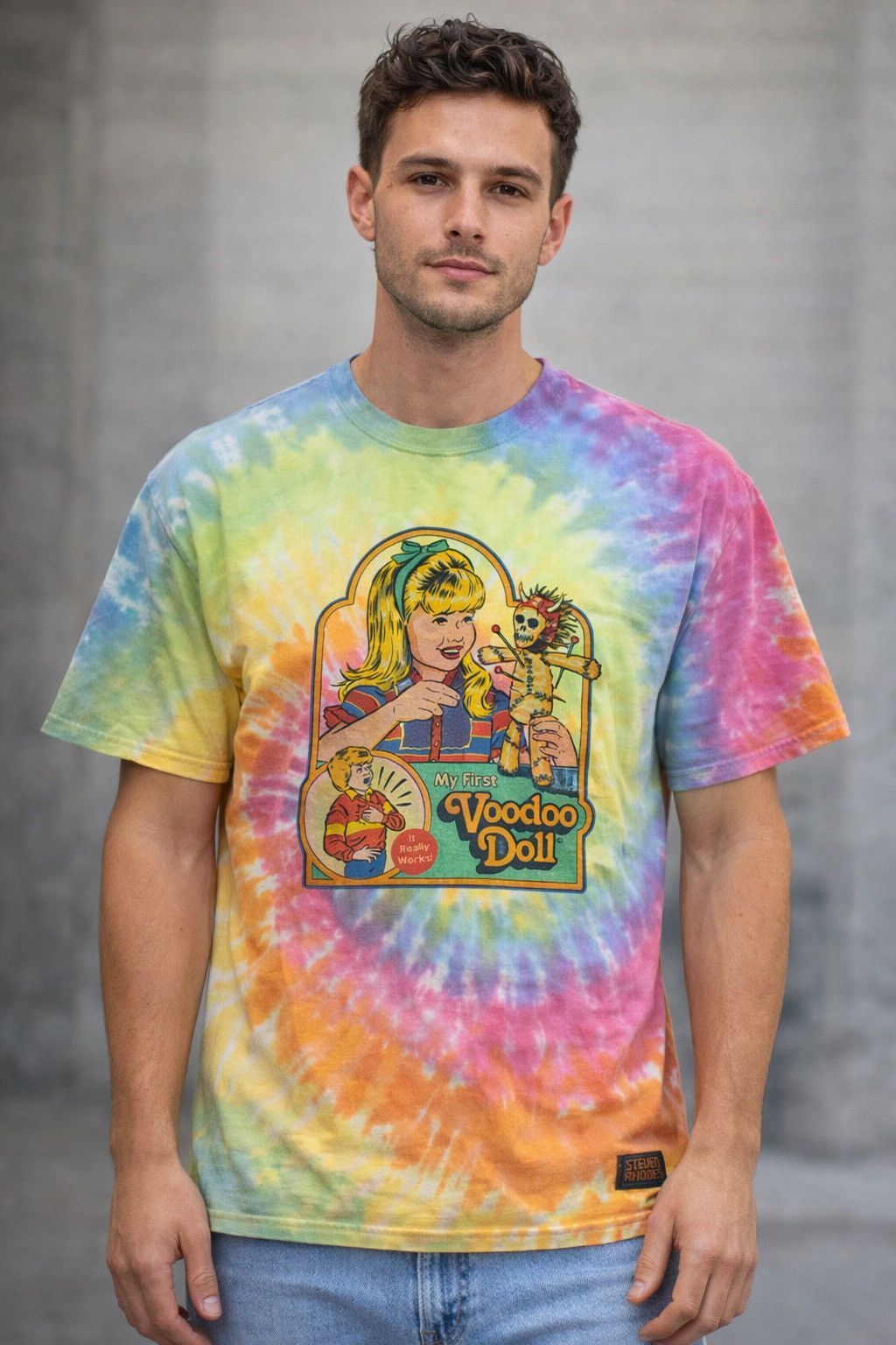 Other Steven Rhodes Voodoo Doll T-Shirt in size XL is a tie-dye Size US XL / EU 56 / 4 - 2 Thumbnail