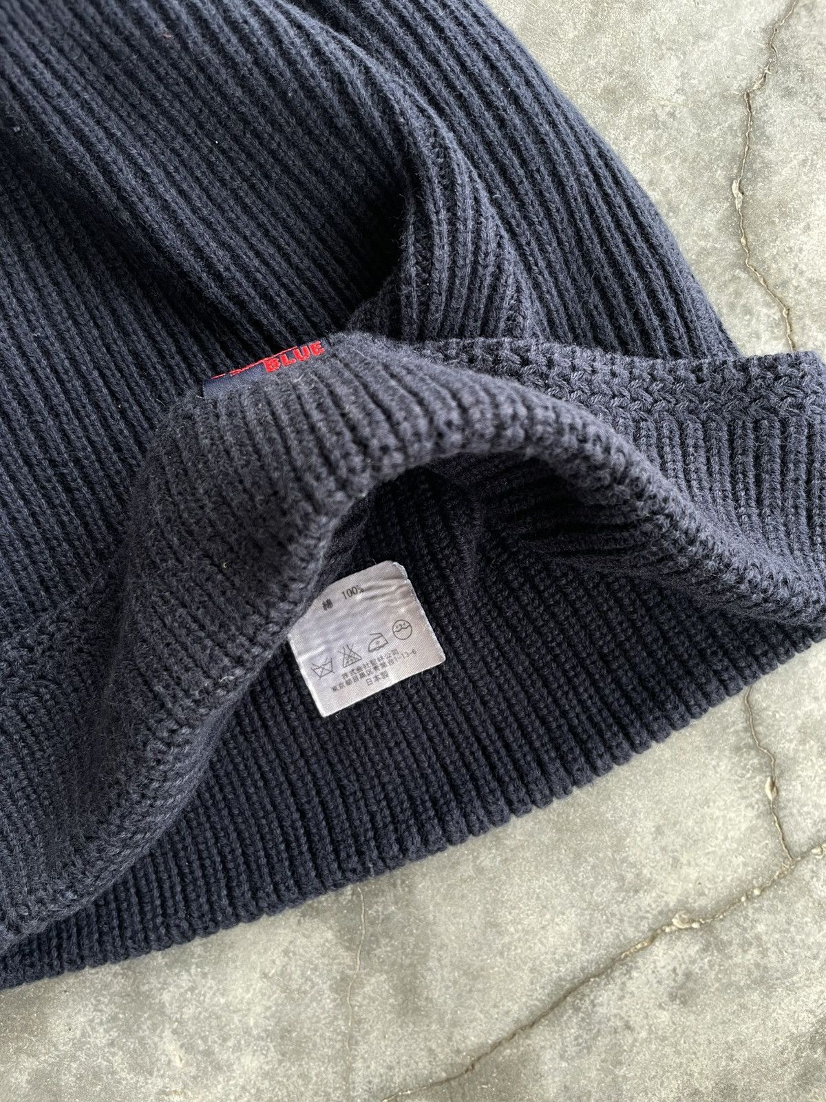 Blue Blue Japan × Japanese Brand × Vintage VTG Blue Blue Indigo Beanie Size ONE SIZE - 5 Thumbnail