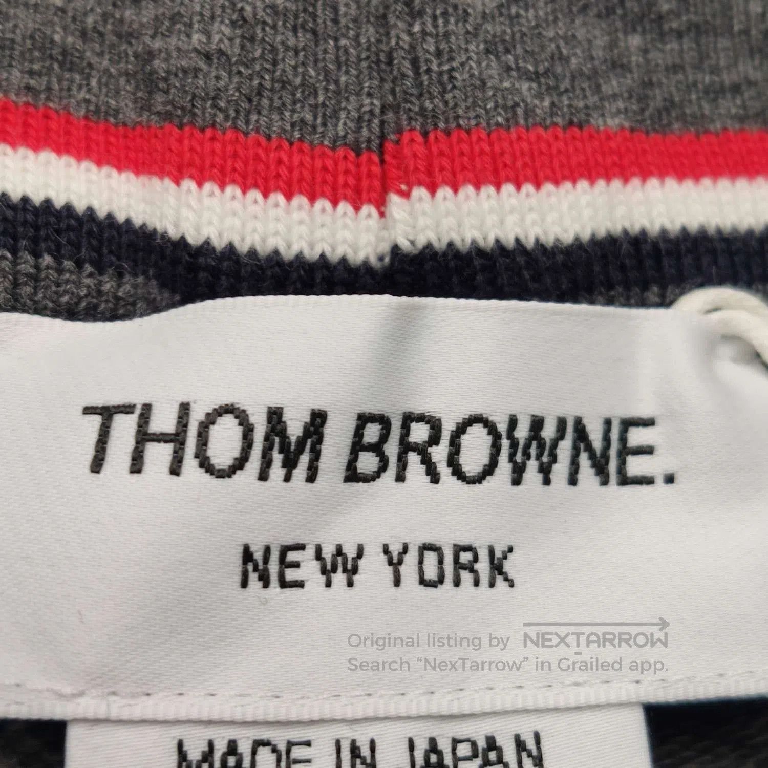 Thom Browne Thom Browne Gray Striped Drawstring Shorts XS. Size US 32 / EU 48 - 5 Thumbnail