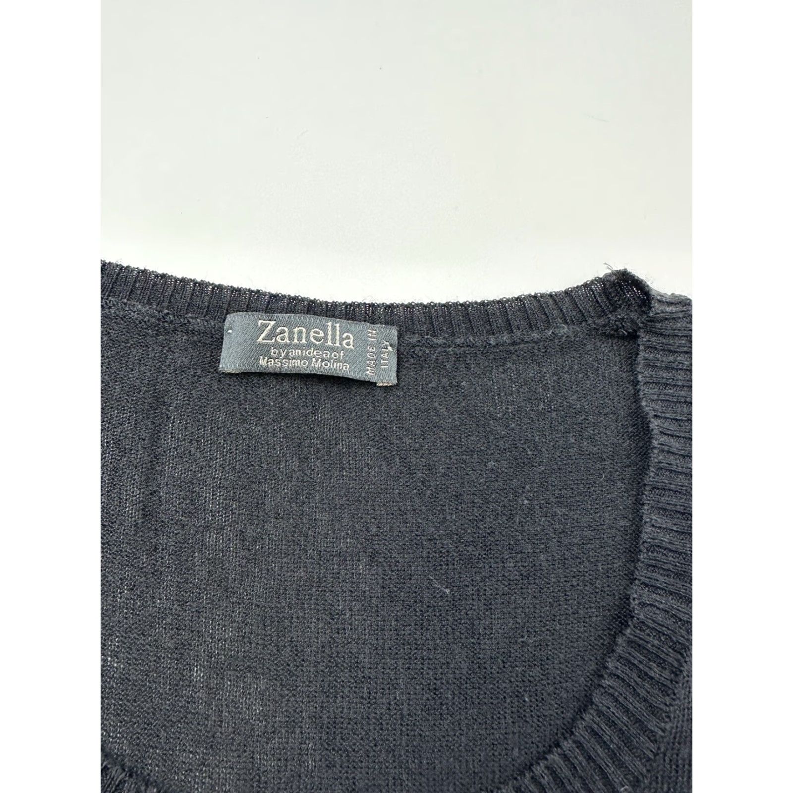 Zanella Zanella Top Women’s M Gray Blouse Crew Neck Shirt Womens Medium Gray Zanella Blouse Basic Shirt Size M / US 6-8 / IT 42-44 - 3 Thumbnail