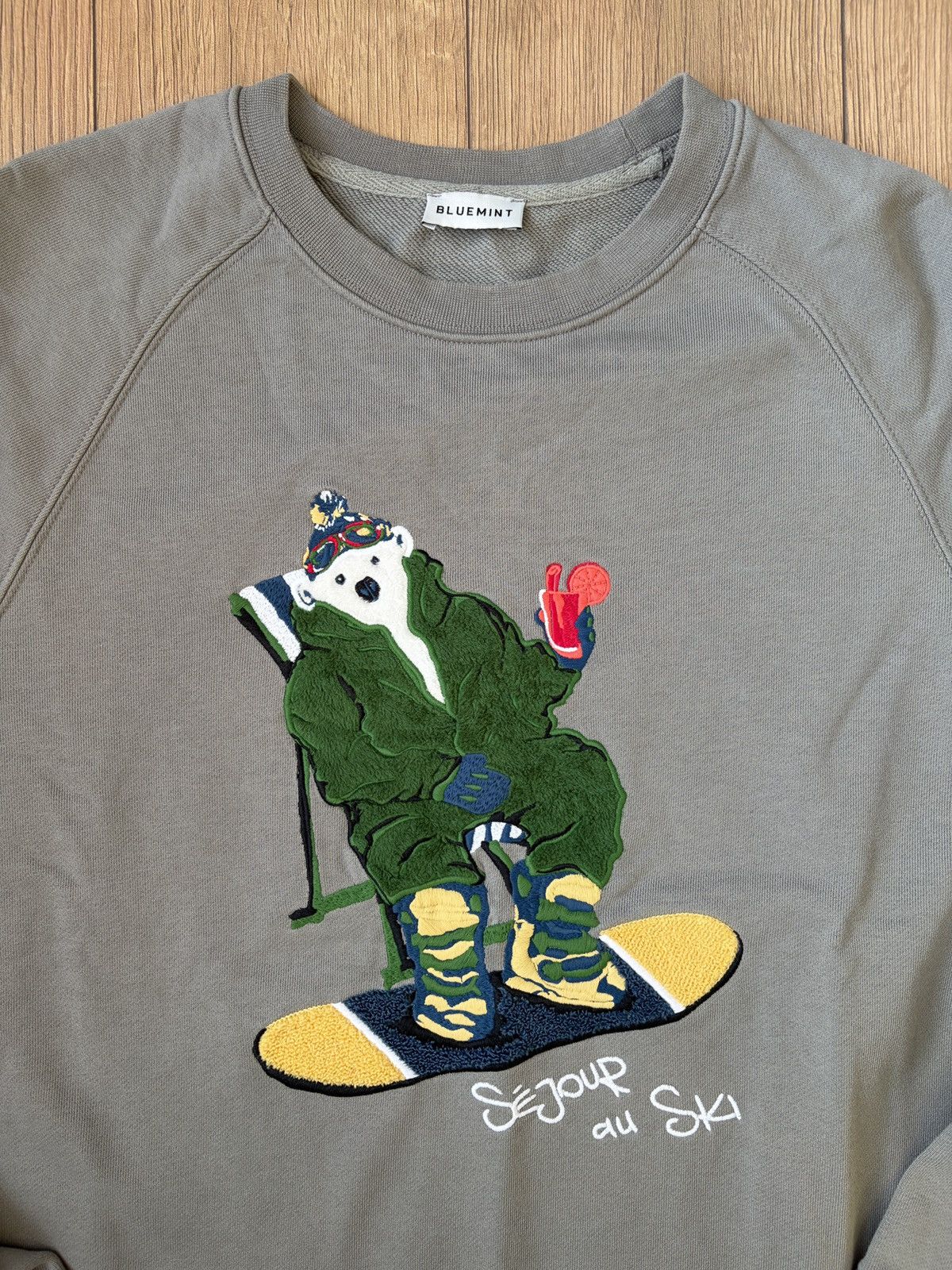 Vision Streetwear Blue Mint Raphael Bear Ski Sweatshirt Size US L / EU 52-54 / 3 - 2 Thumbnail