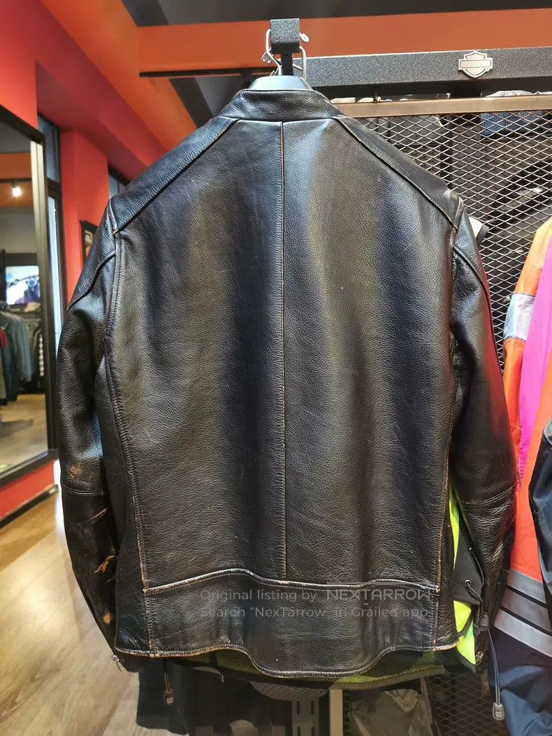 Schott Schott cable-stayed biker leather jacket Size US L / EU 52-54 / 3 - 4 Thumbnail