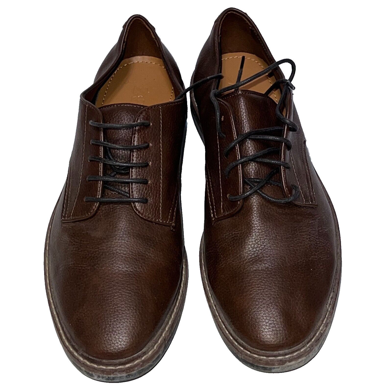 Zara Zara Men Size 43 / 10 Brown Oxford Dress Shoes Derby Size US 10 / EU 43 - 4 Thumbnail