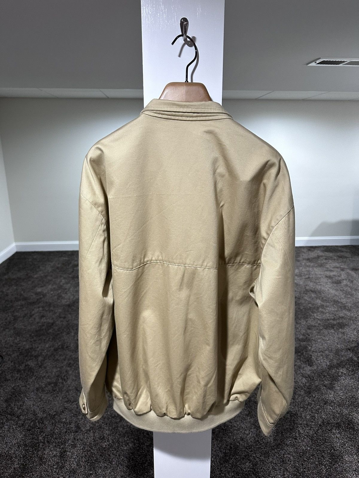 Miu Miu Miu Miu Khaki / Biege Chino Cord Logo Blouson Bomber Jacket Size US M / EU 48-50 / 2 - 2 Thumbnail