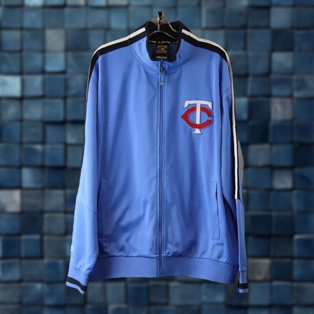 MLB VINTAGE Men’s Majestic CoopersTown Collection MLB ZipUp Jacket Size LRG Size US L / EU 52-54 / 3 - 1 Thumbnail