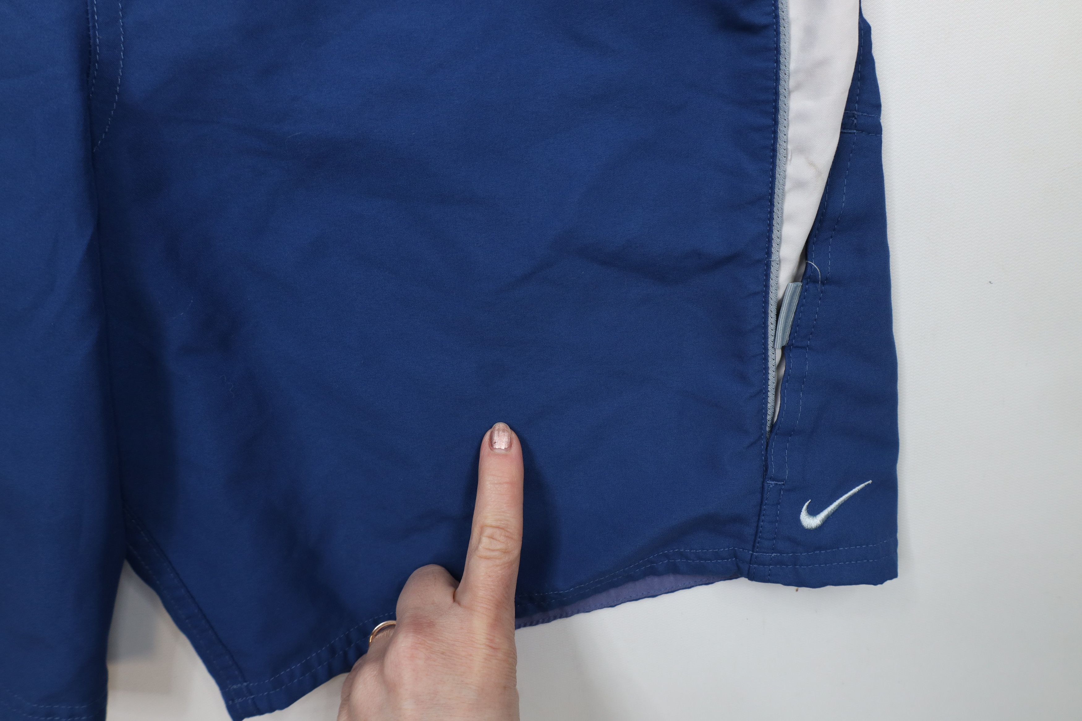 Nike × Vintage Vintage Nike Travis Scott Mini Swoosh Lined Shorts Swim Size US 32 / EU 48 - 10 Thumbnail