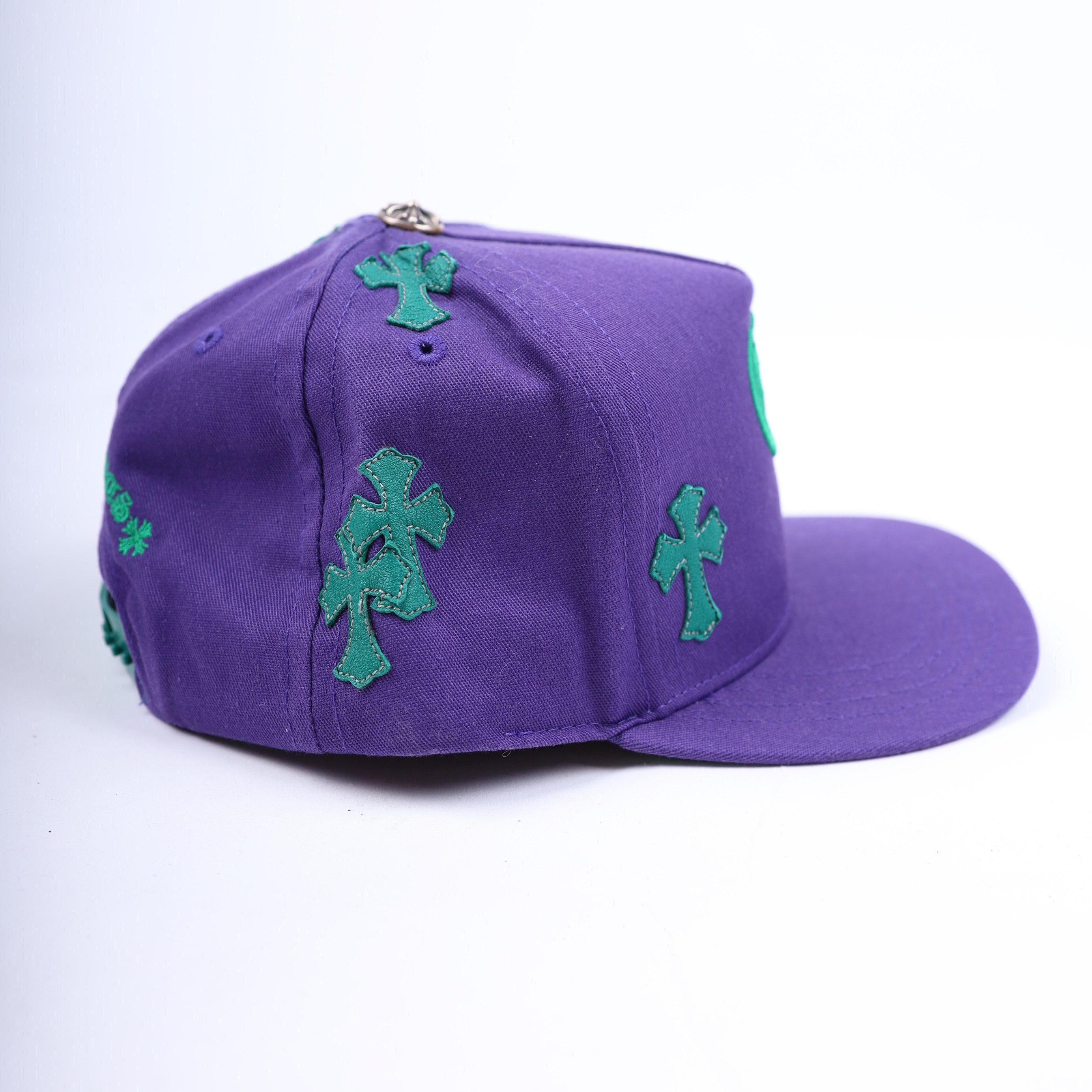 Chrome Hearts PURPLE CROSS HAT Size ONE SIZE - 3 Thumbnail