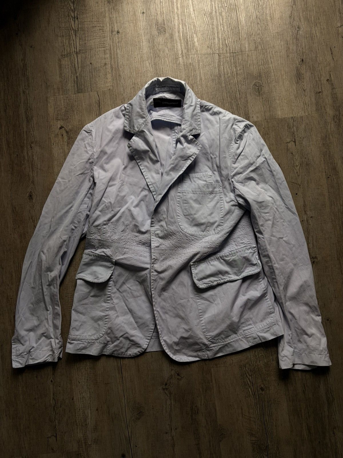 Dsquared2 DSQUARED2 2004 BLAZER boro stitching look Size 50R - 1 Thumbnail